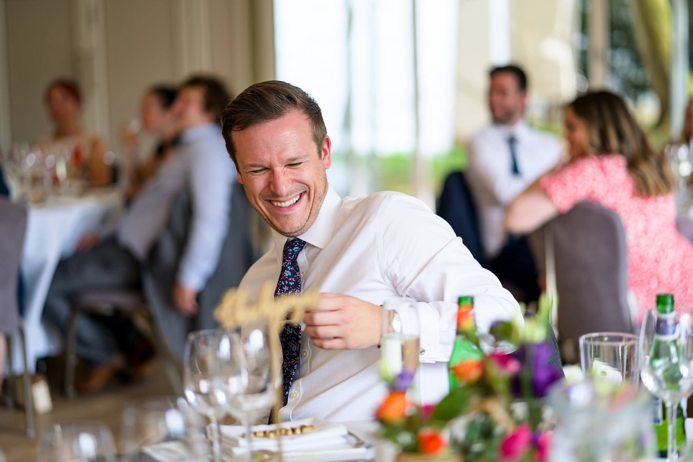 Wedding breakfast at Hogarths Hotel