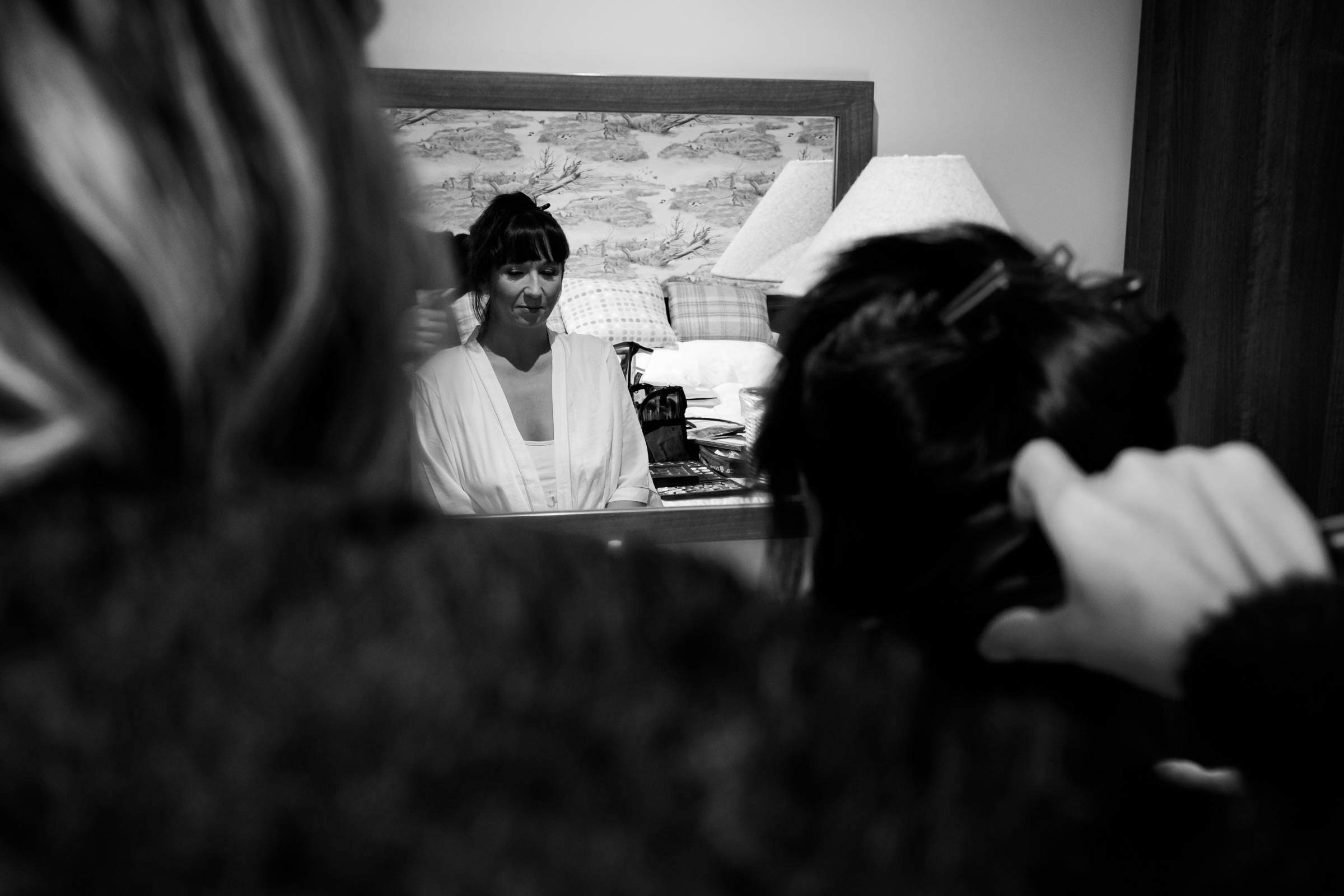 Wedding Prep at The Hunstman Inn