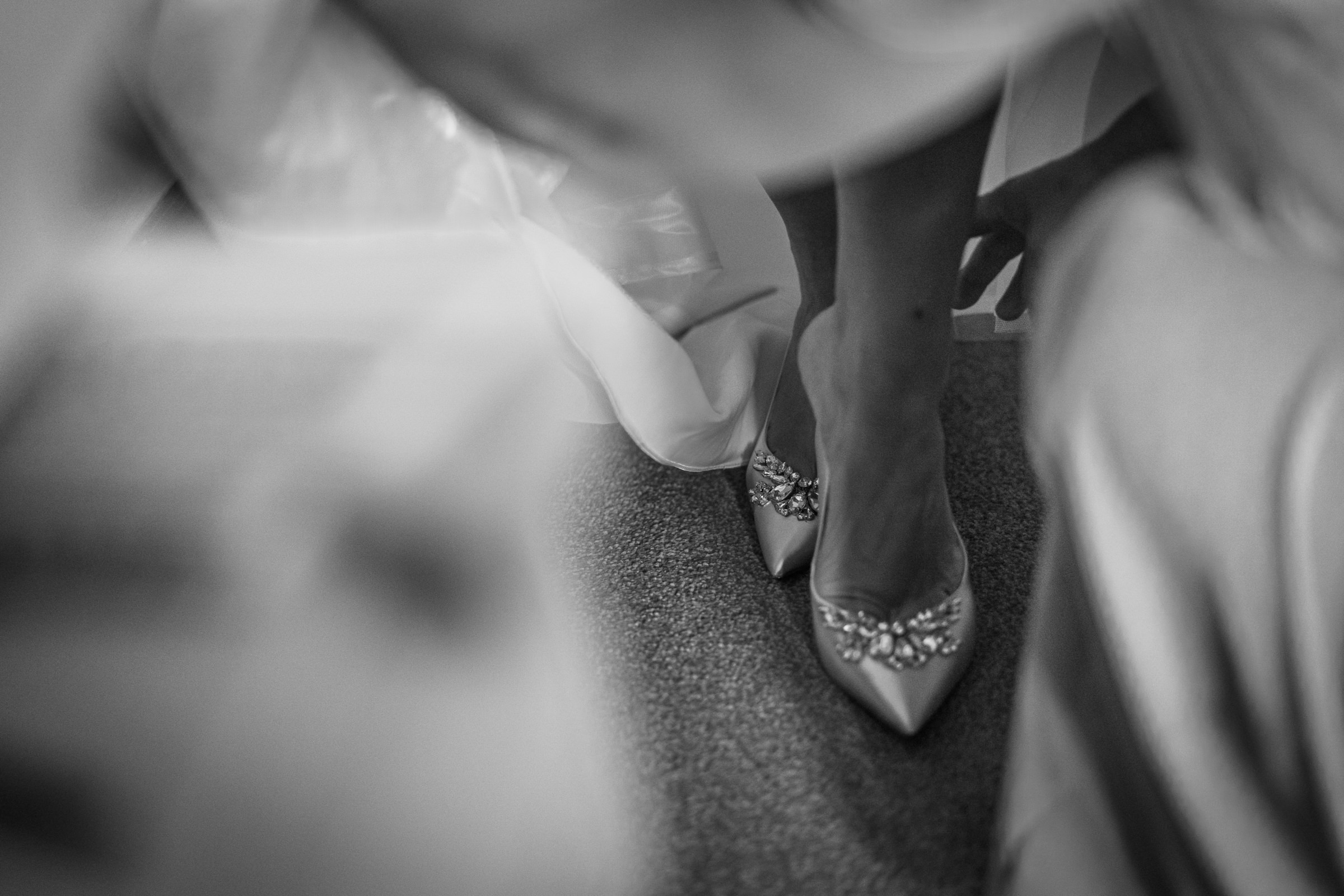 Wedding Prep at The Hunstman Inn
