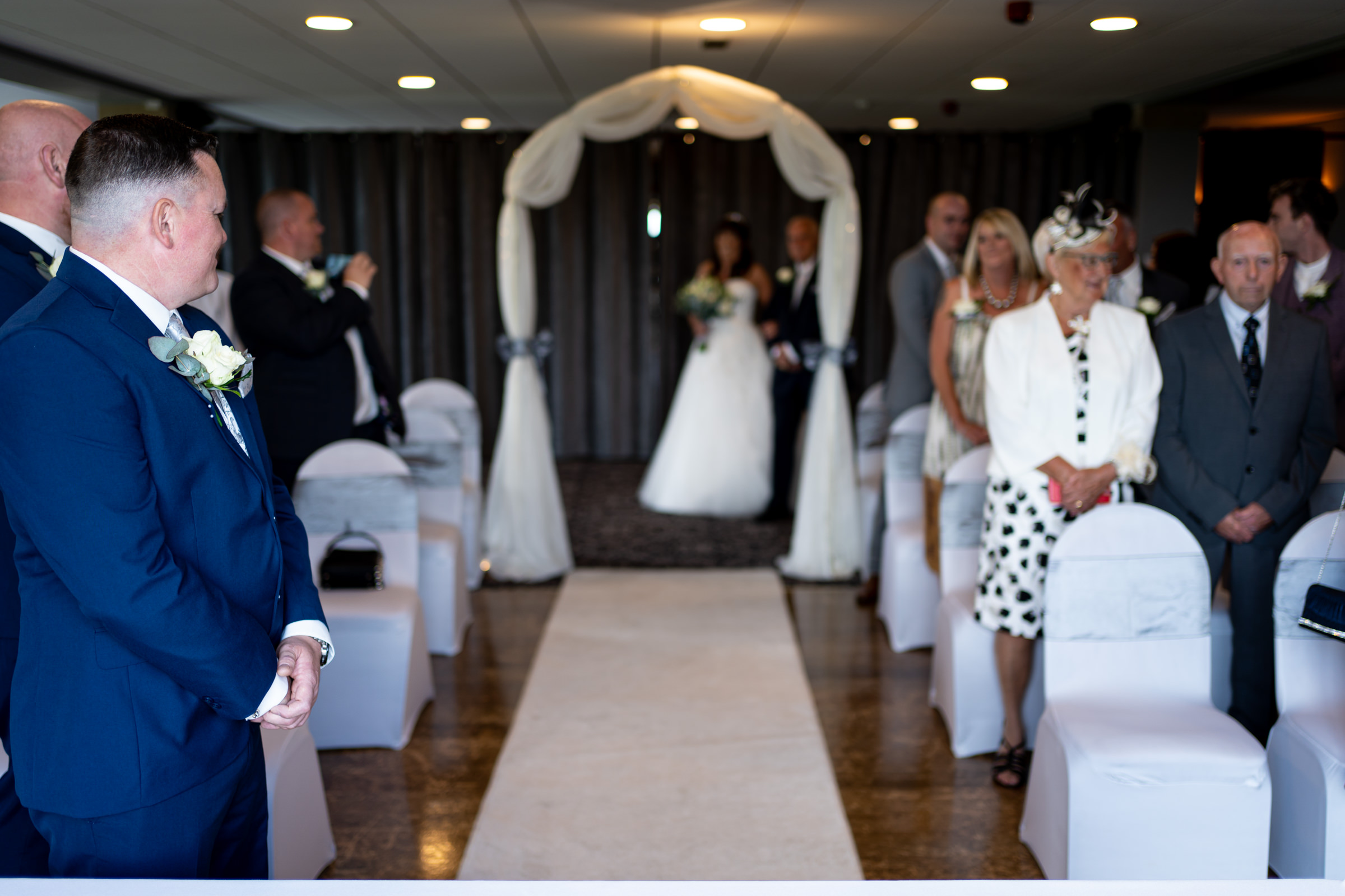 Wedding Ceremony at The Hunstman Inn