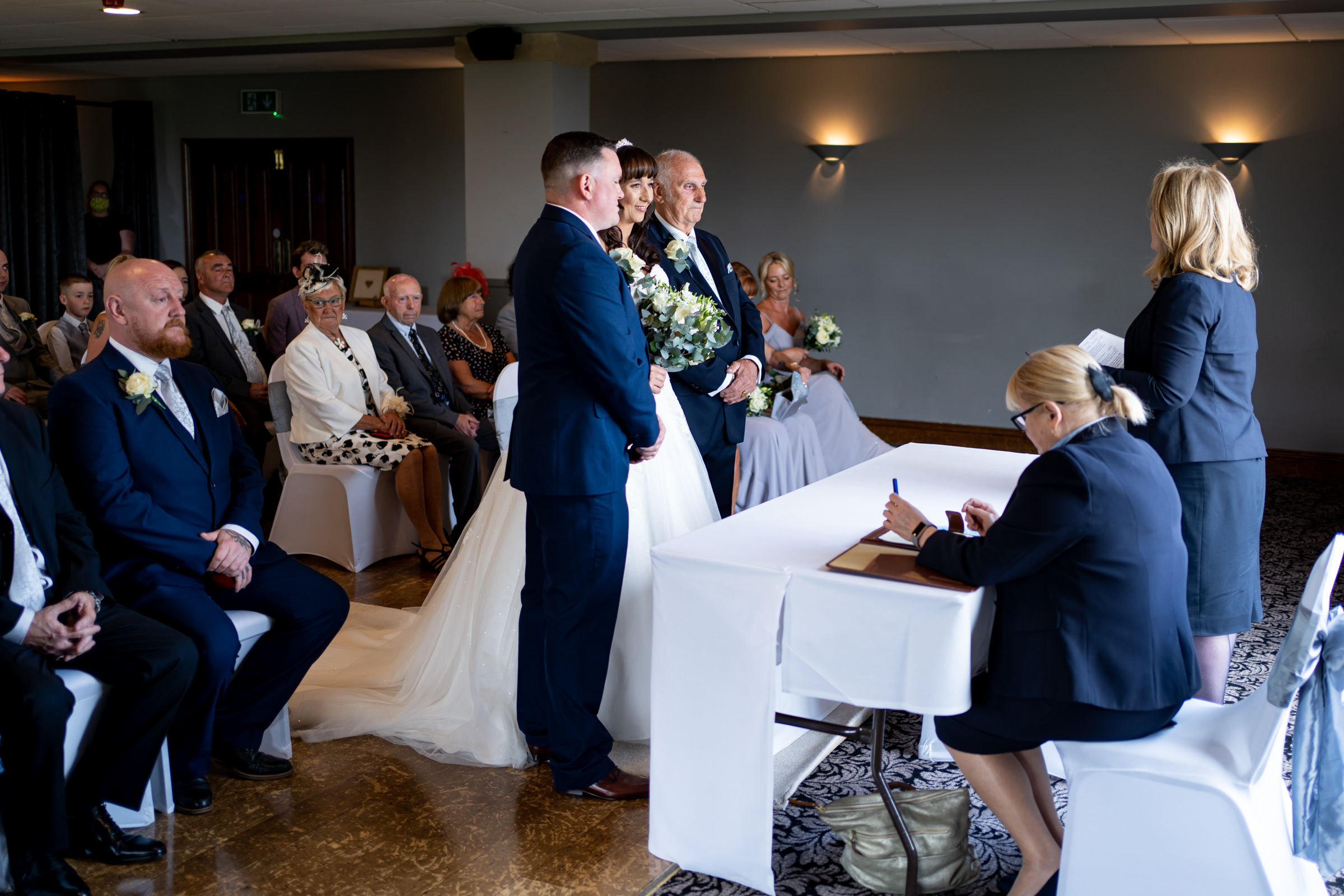 Wedding Ceremony at The Hunstman Inn