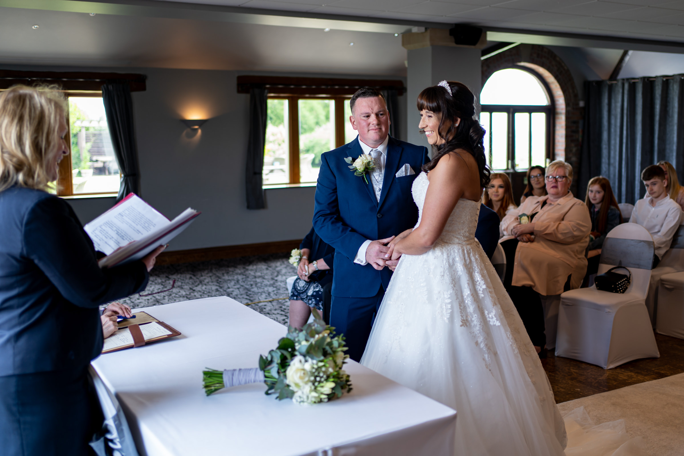 Wedding Ceremony at The Hunstman Inn