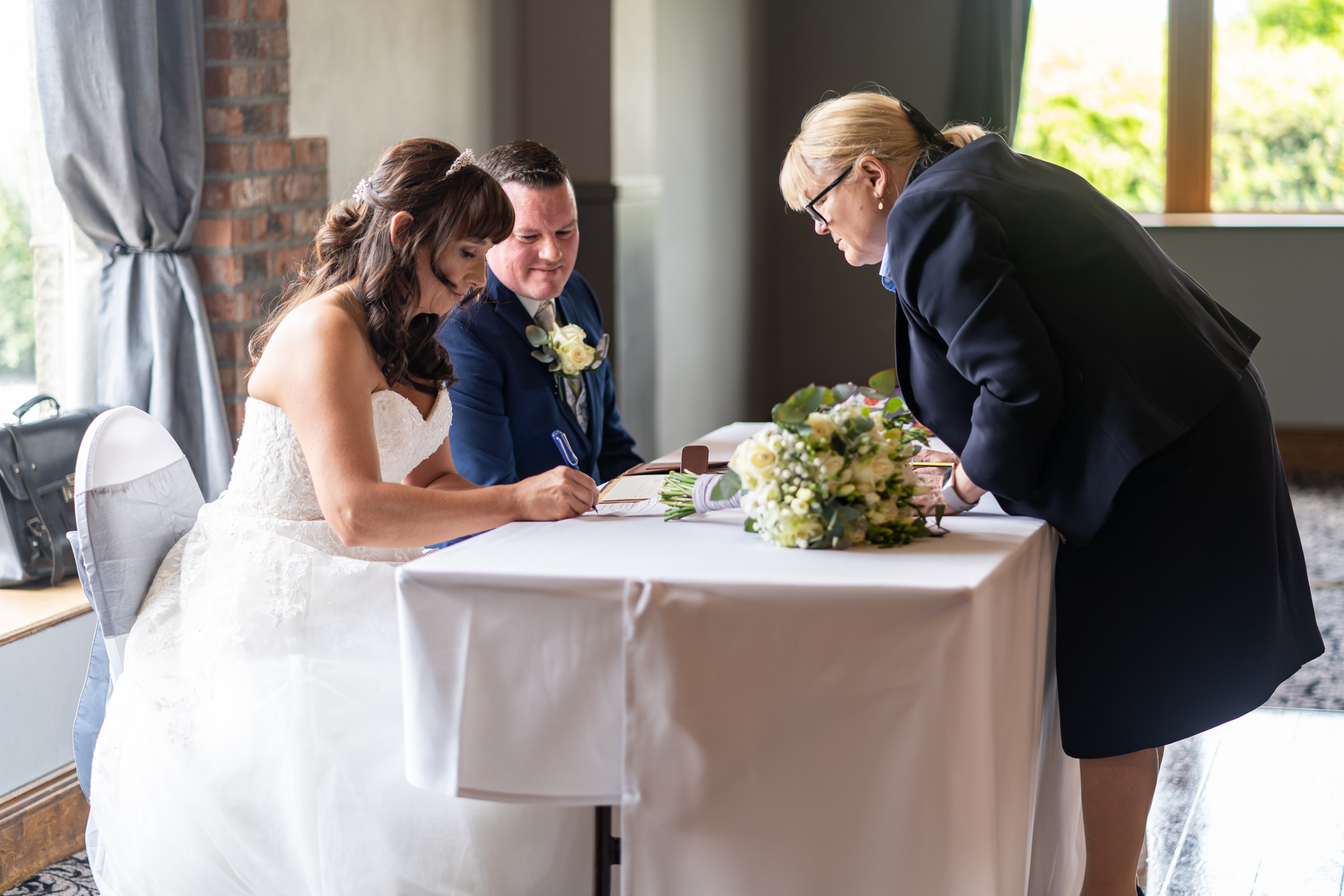 Wedding Ceremony at The Hunstman Inn