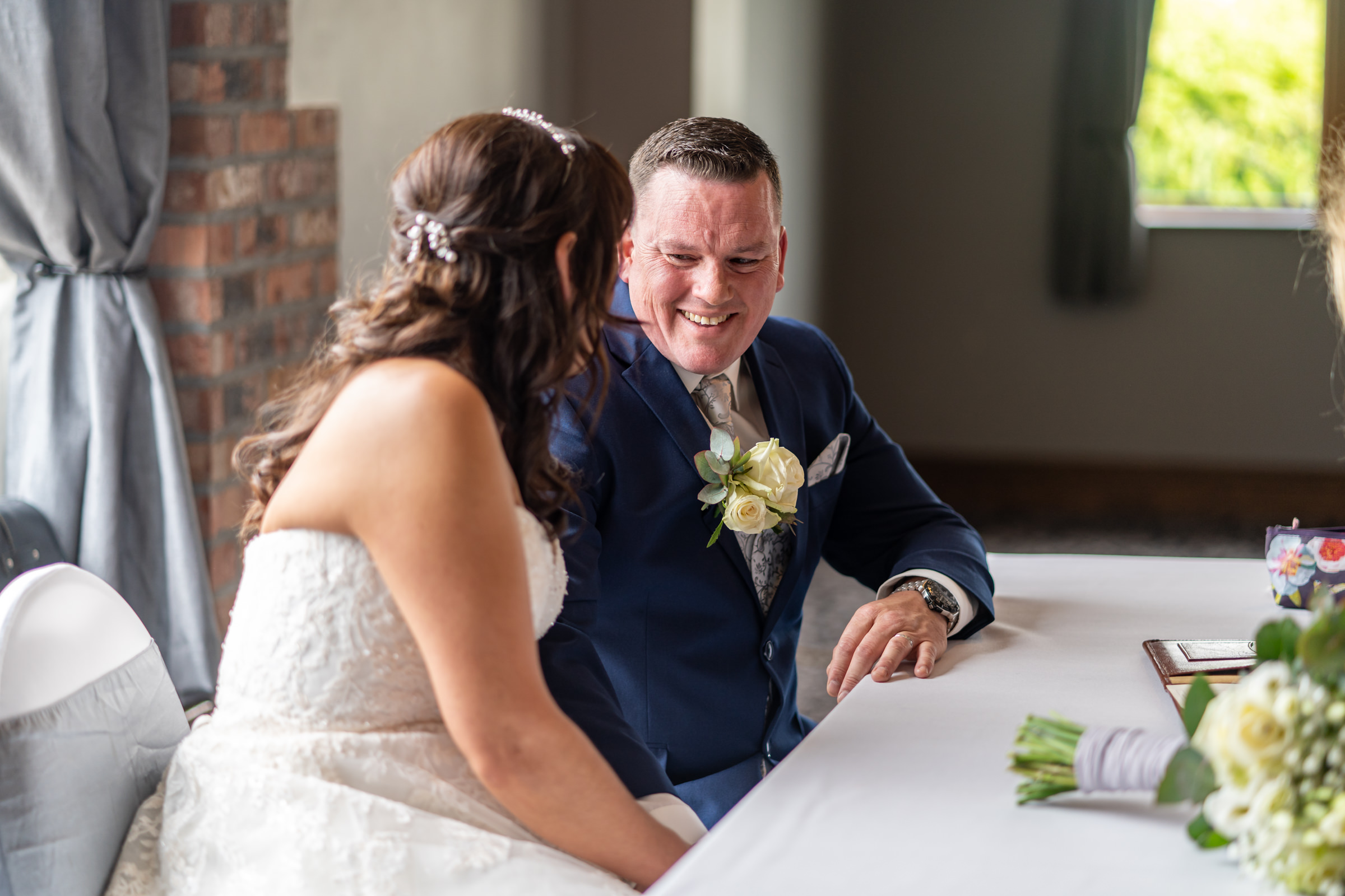 Wedding Ceremony at The Hunstman Inn
