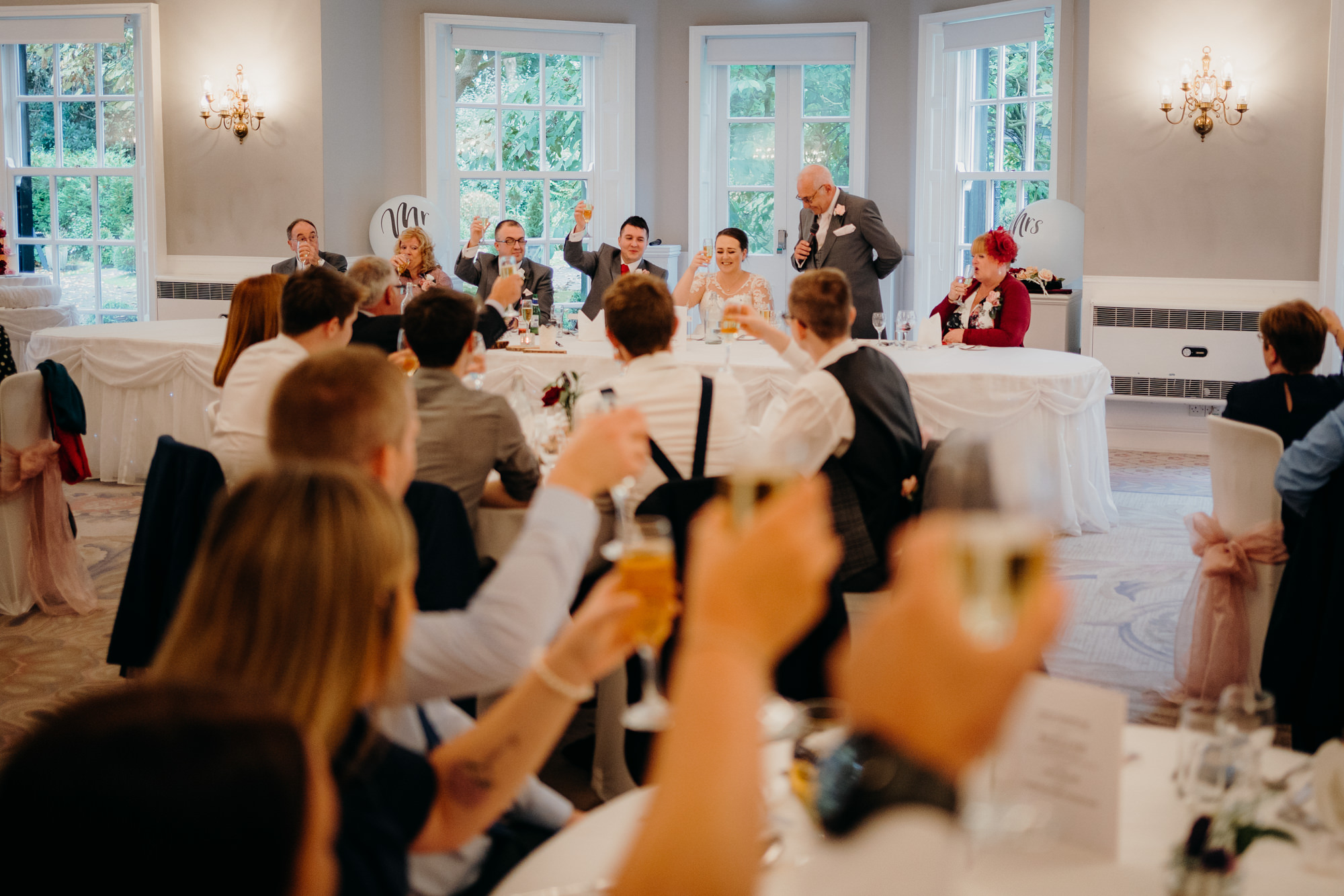 Wedding Breakfast at Statham Lodge