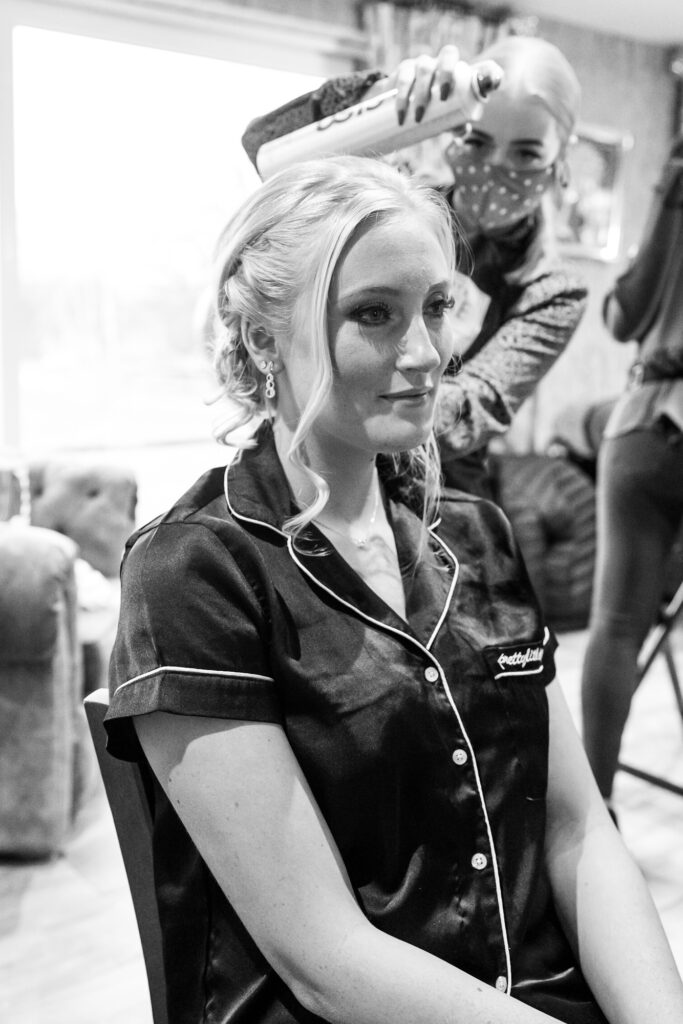 Bridal Prep in The Stables