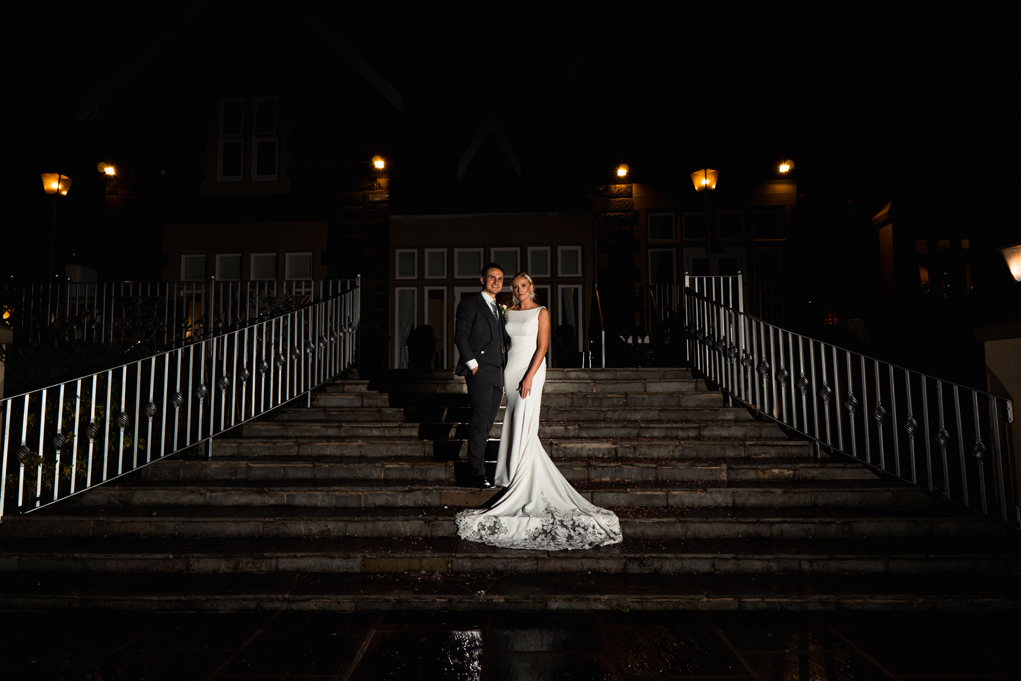 Nigh time portraits at West Tower