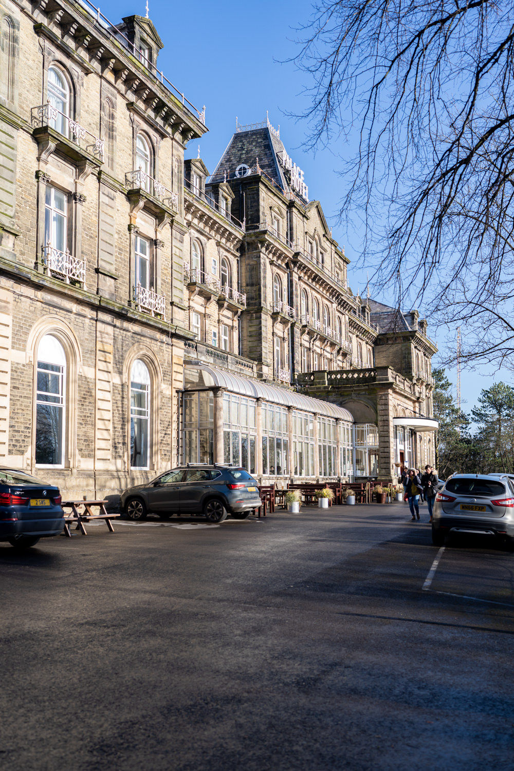 Palace Hotel Buxton from the side