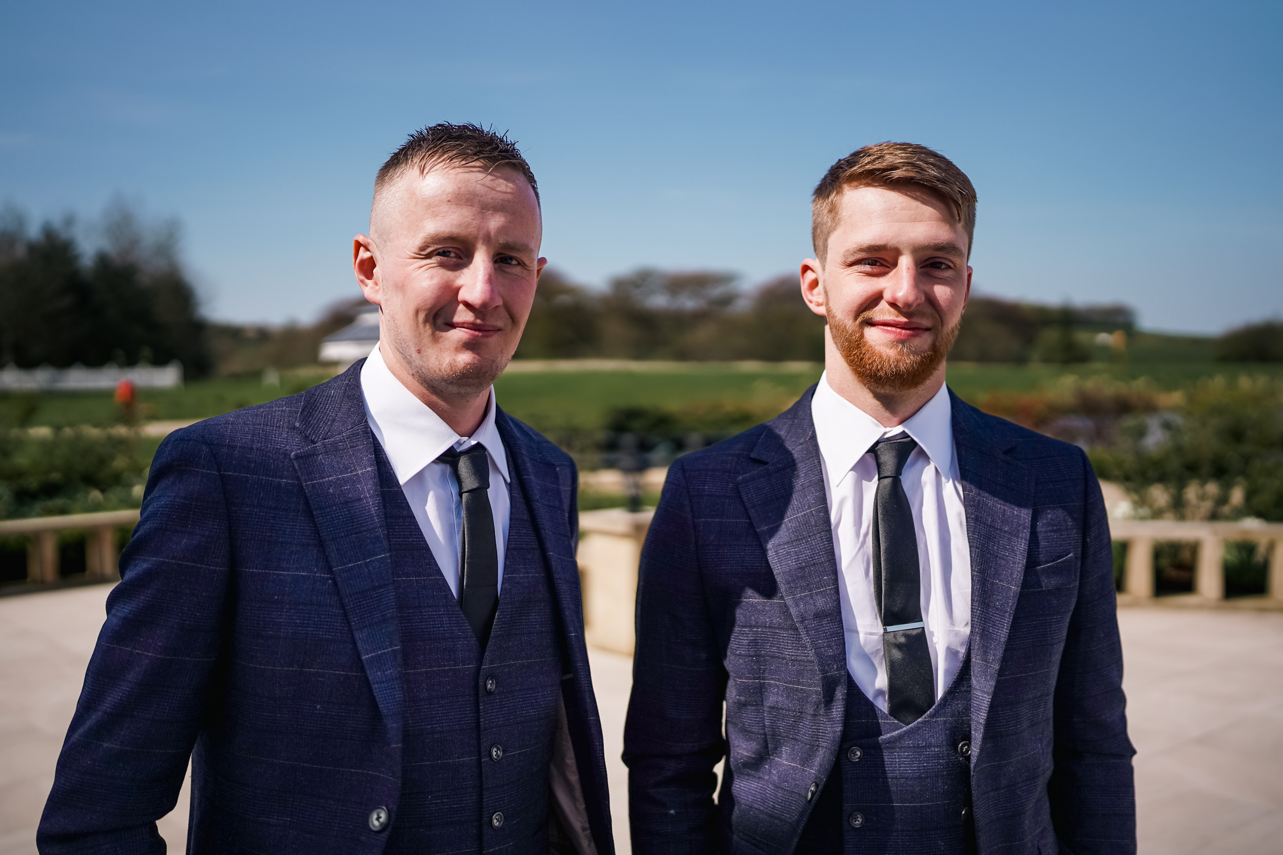 Pre ceremony photo at Crow Wood Hotel