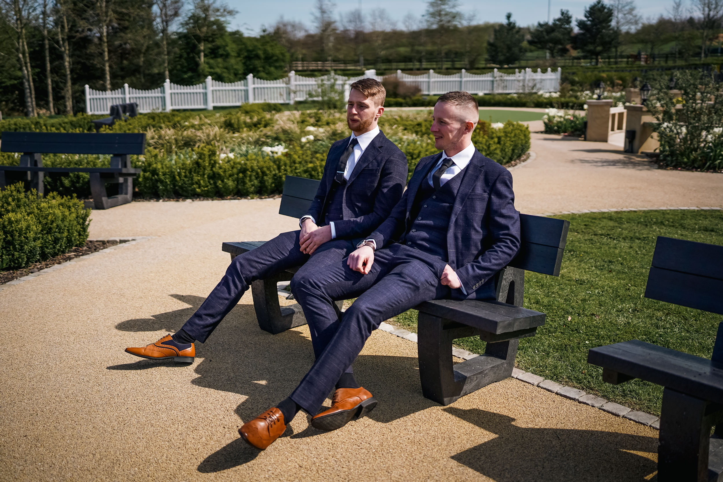 Pre ceremony photo at Crow Wood Hotel