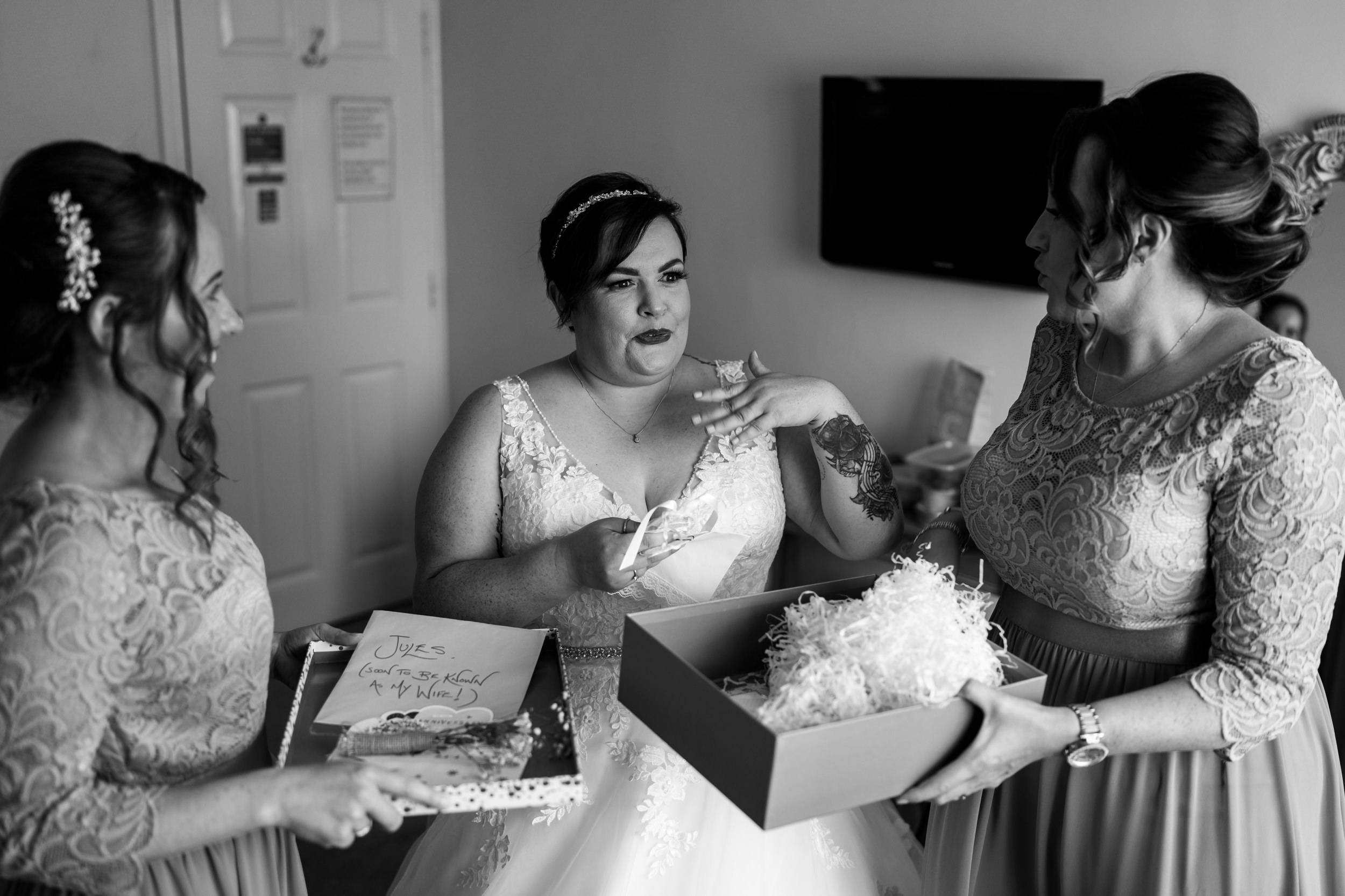 Bridal prep.  Grains Bar Hotel.