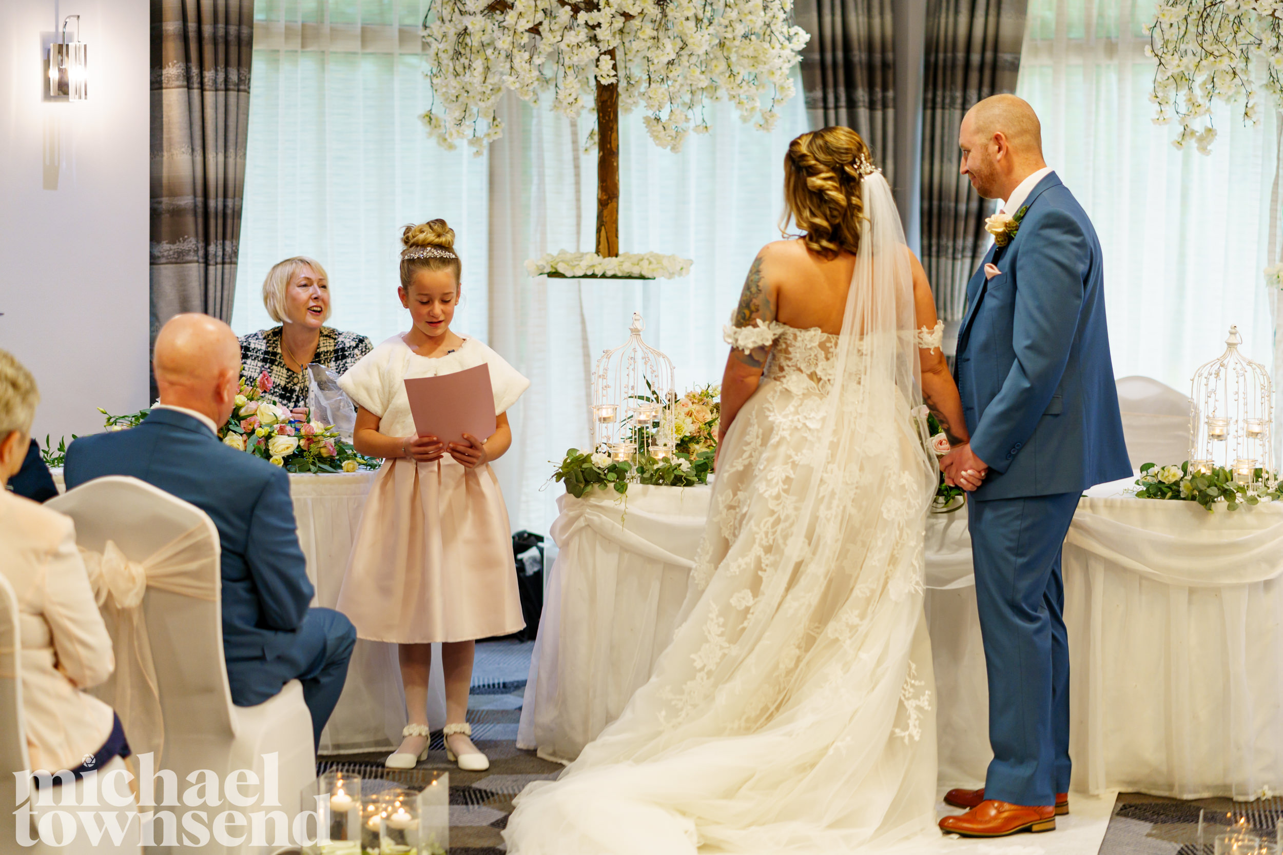 Wedding ceremony at Norton Grange