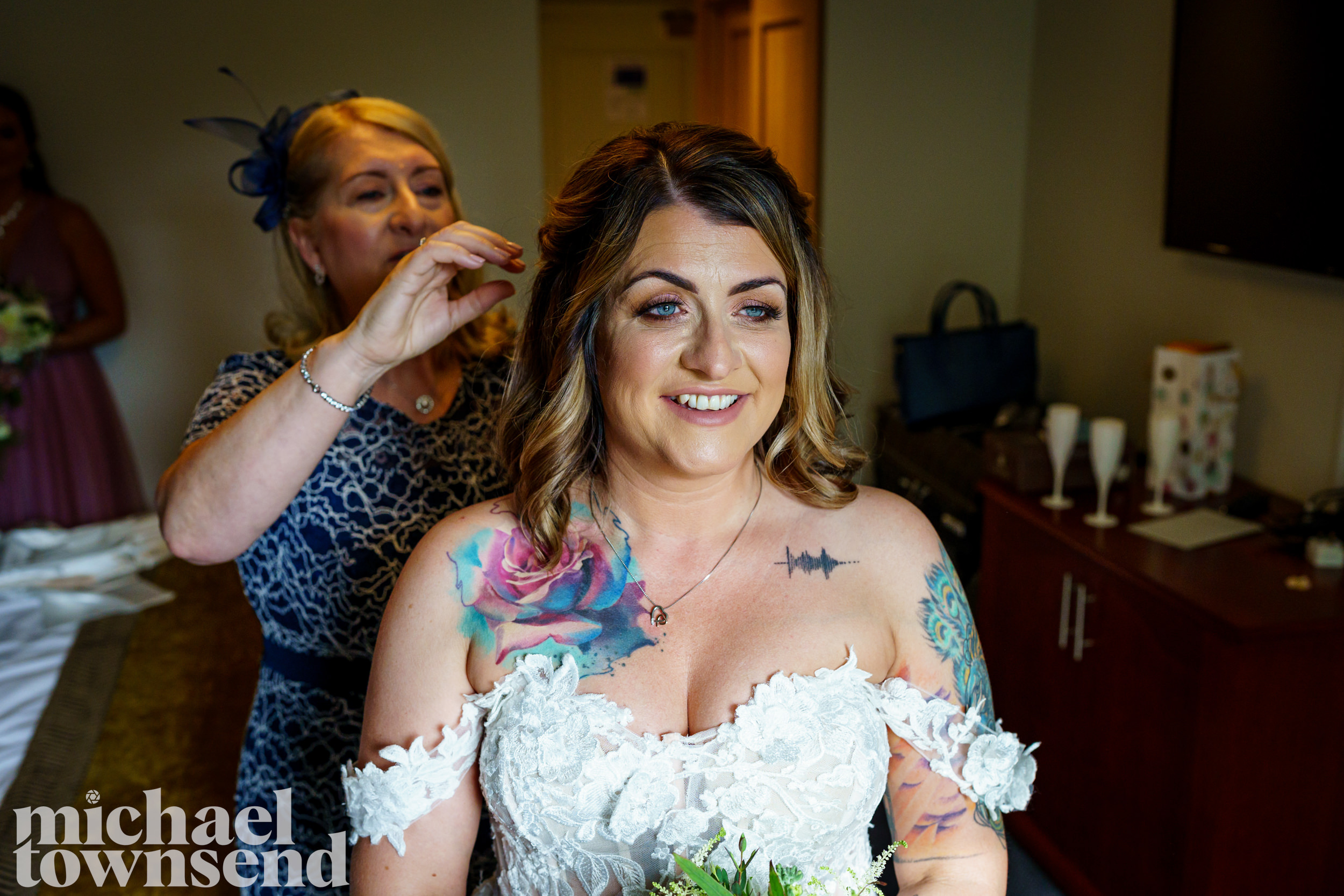 Bridal prep  at Norton Grange Hotel