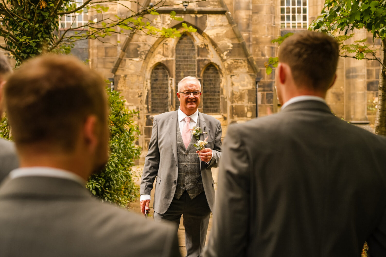 Father of the groom Christ Church Linthwaite