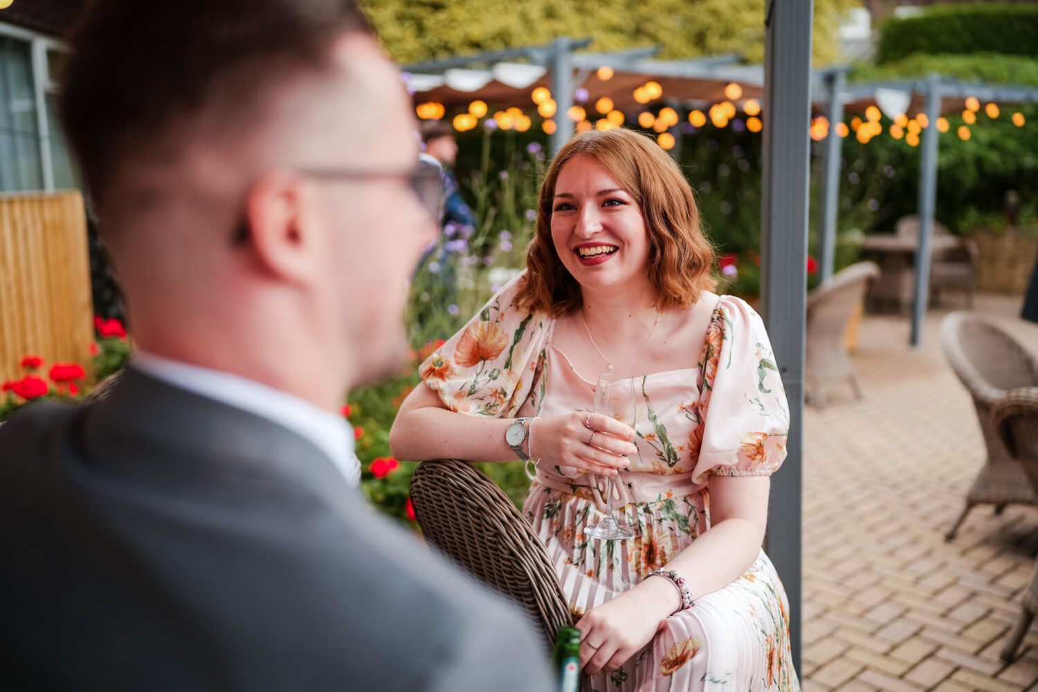 Wedding reception at Cedar Court Hotel.