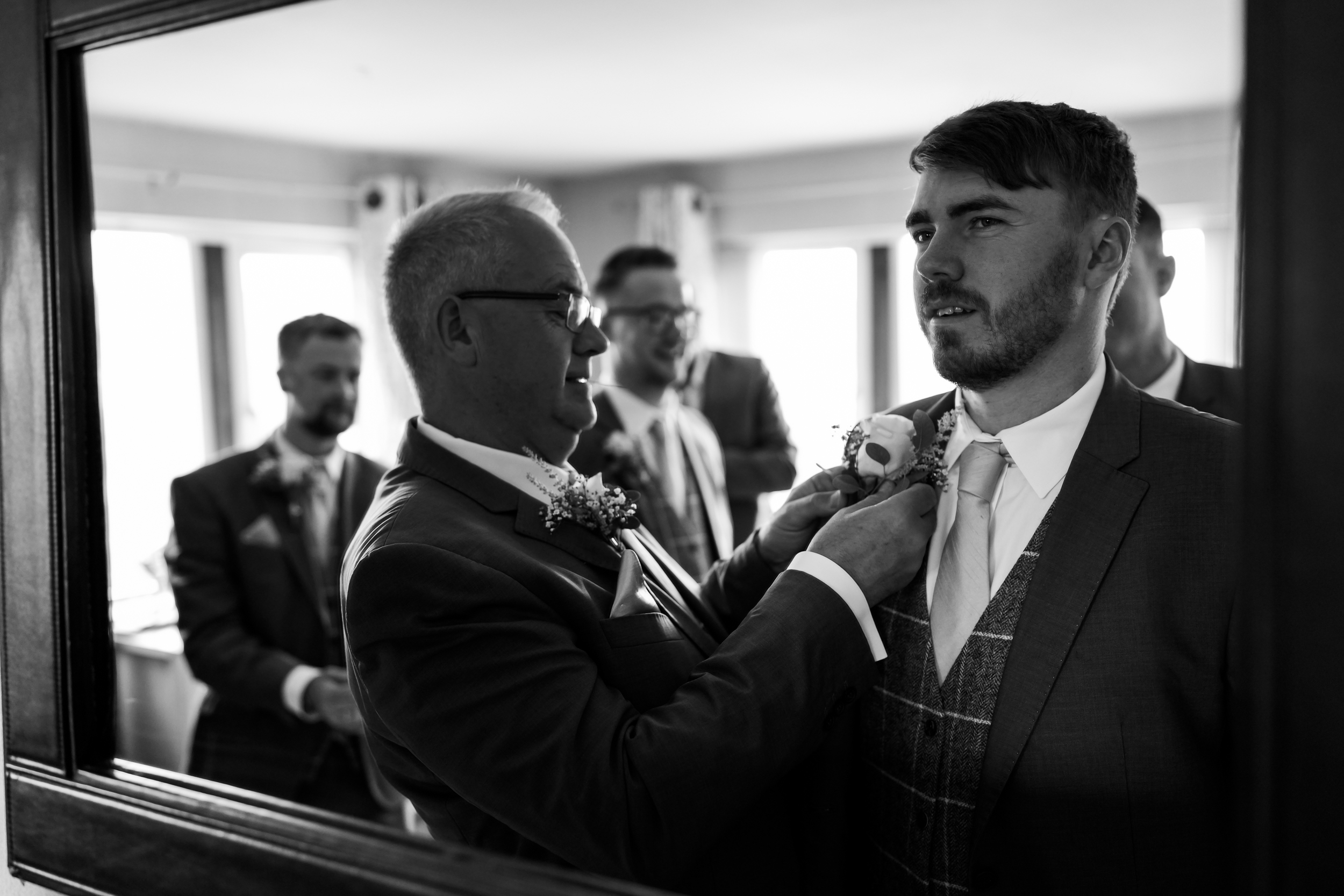 Groom prep. Cedar Court