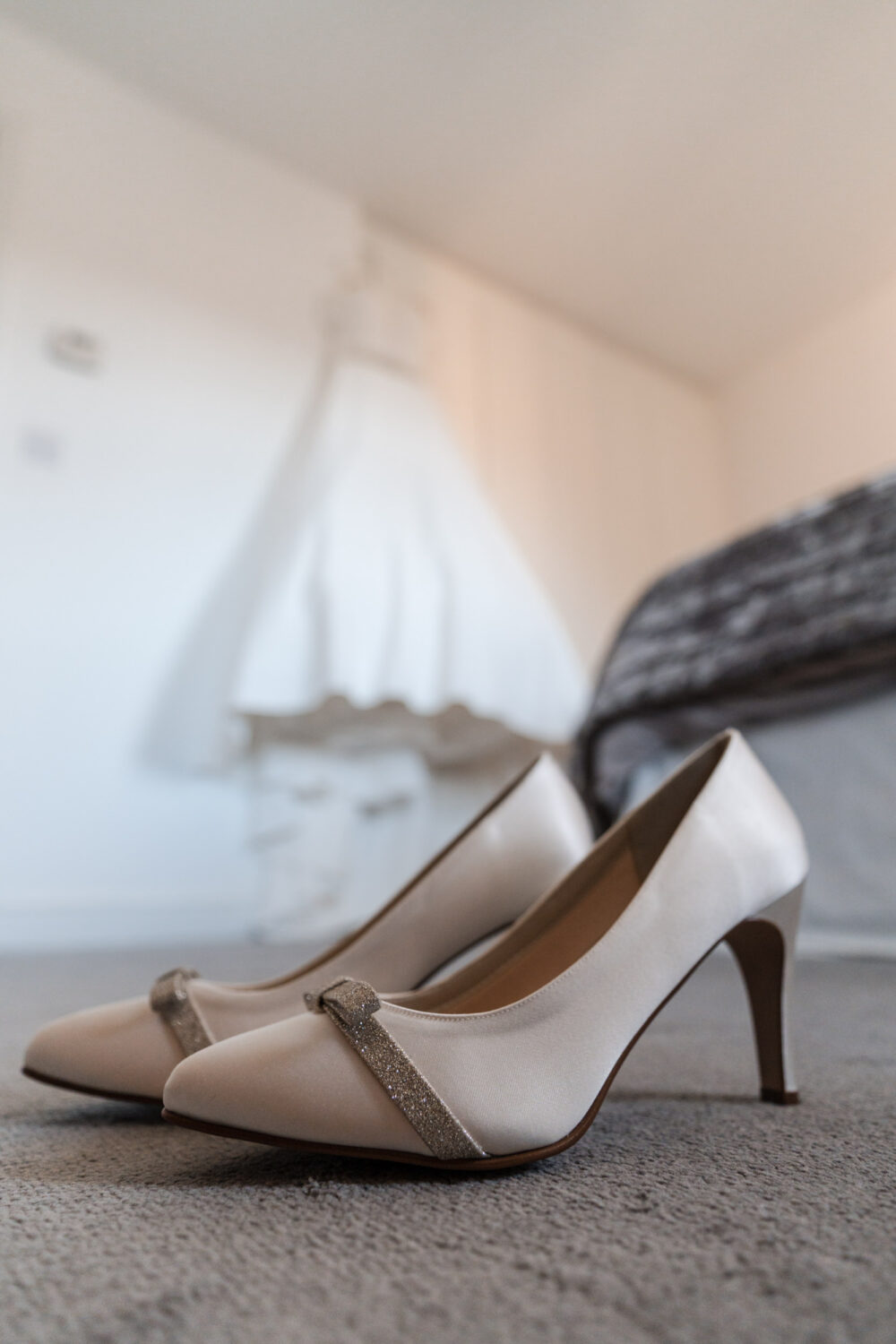 Shoes and Wedding dress
