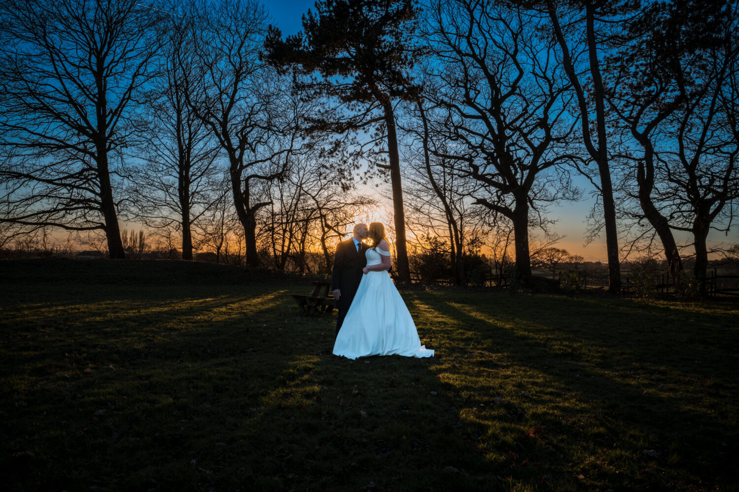 No Pre-wedding anxiety from these two and their portraits outside proves it