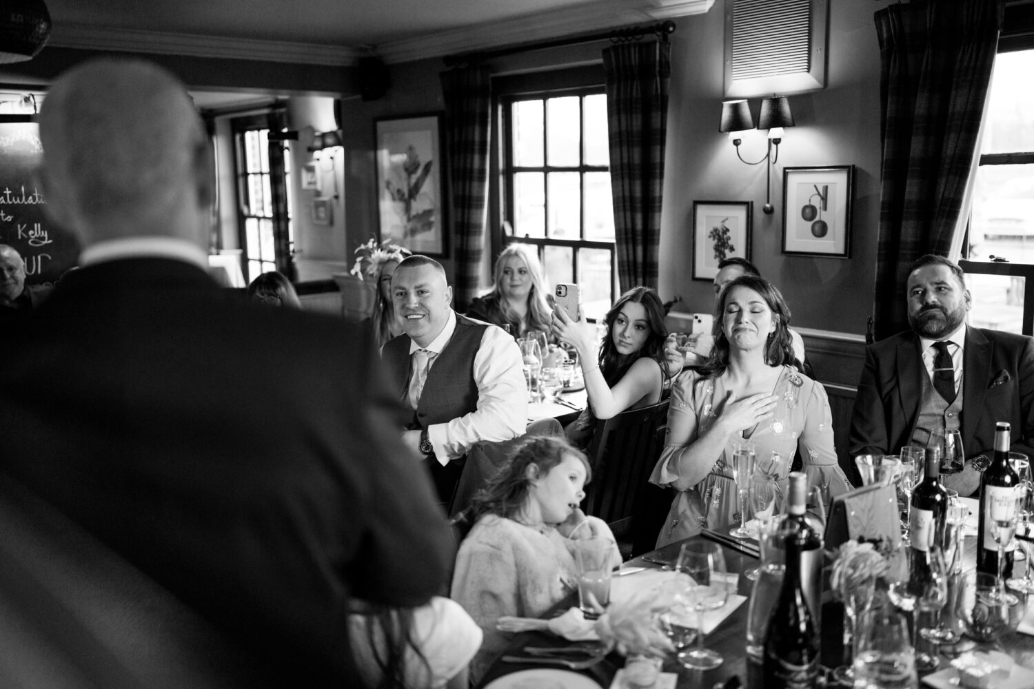 Guest reactions to the speeches at The Partridge