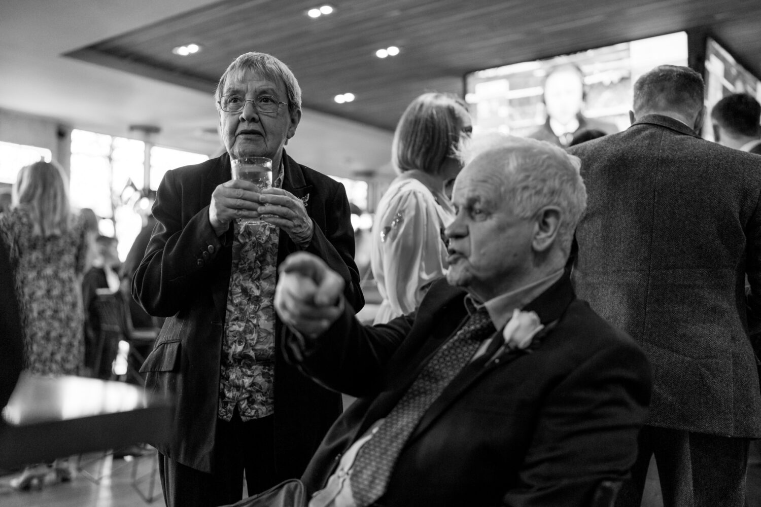 Guests in the Village Hotel Bar