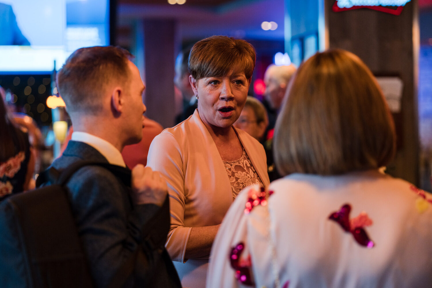 Guests in the Village Hotel Bar