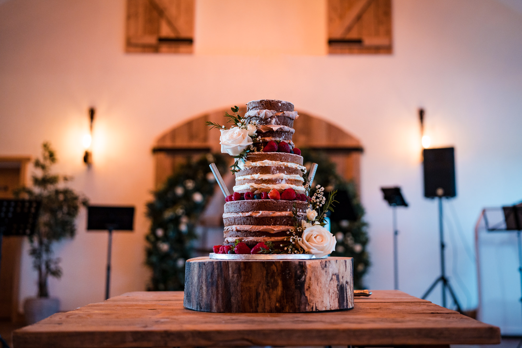 Wedding cake at Hobbit Hill
