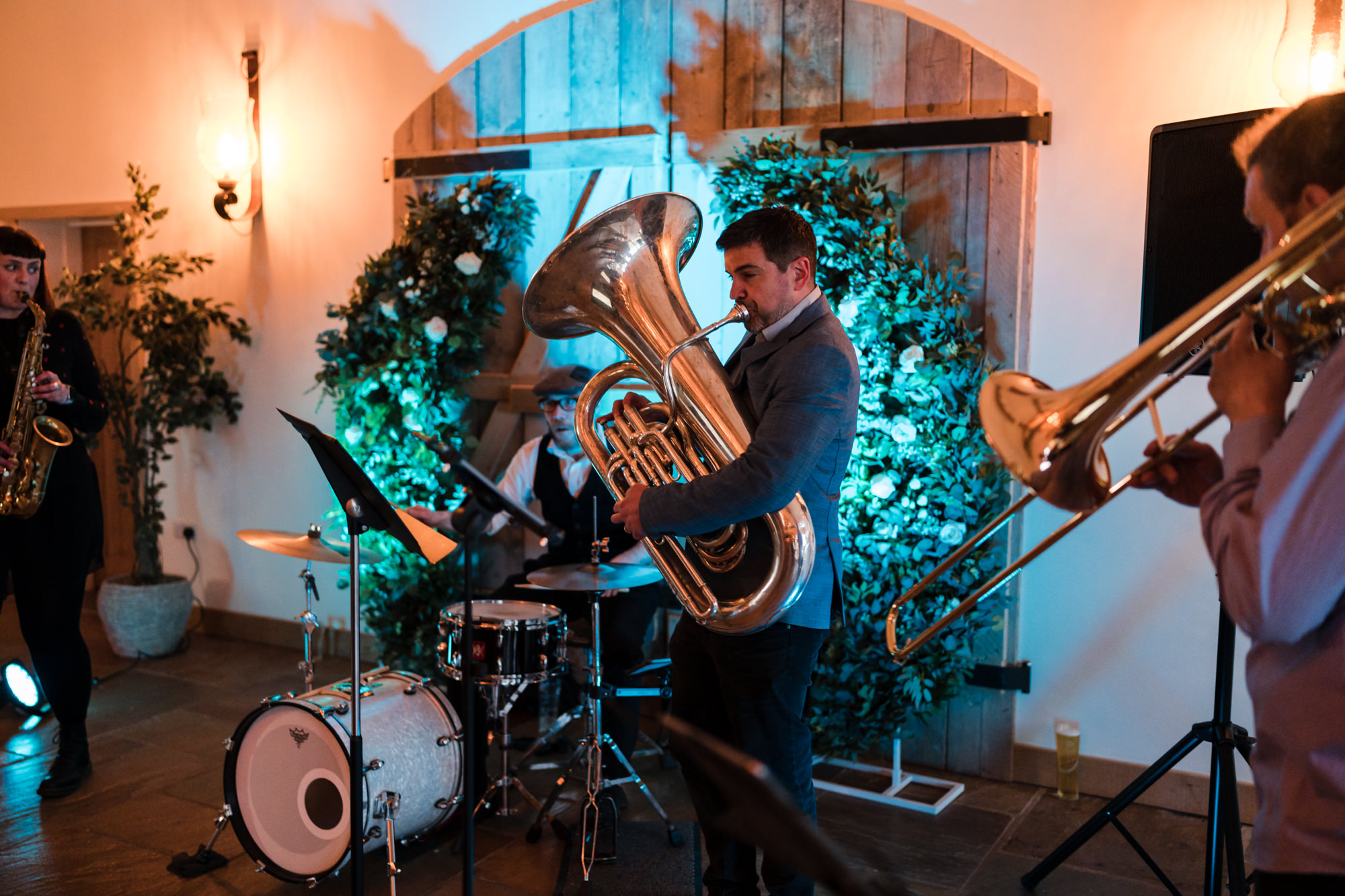 Brass band at Hobbit Hill