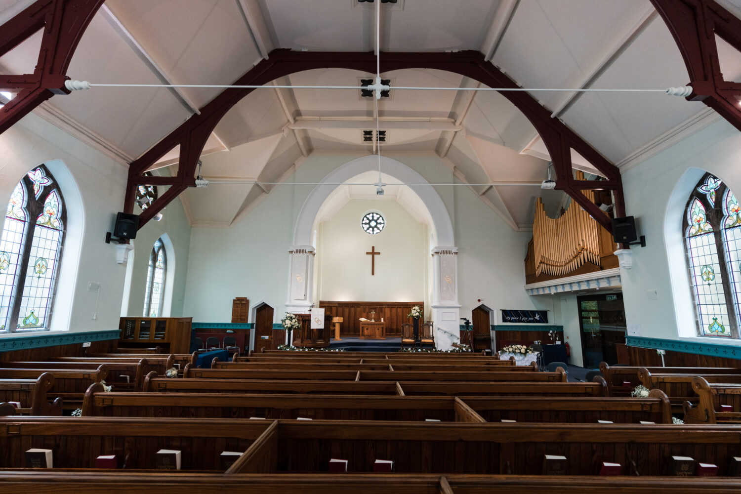 Inside View of the church. The Stanneylands.