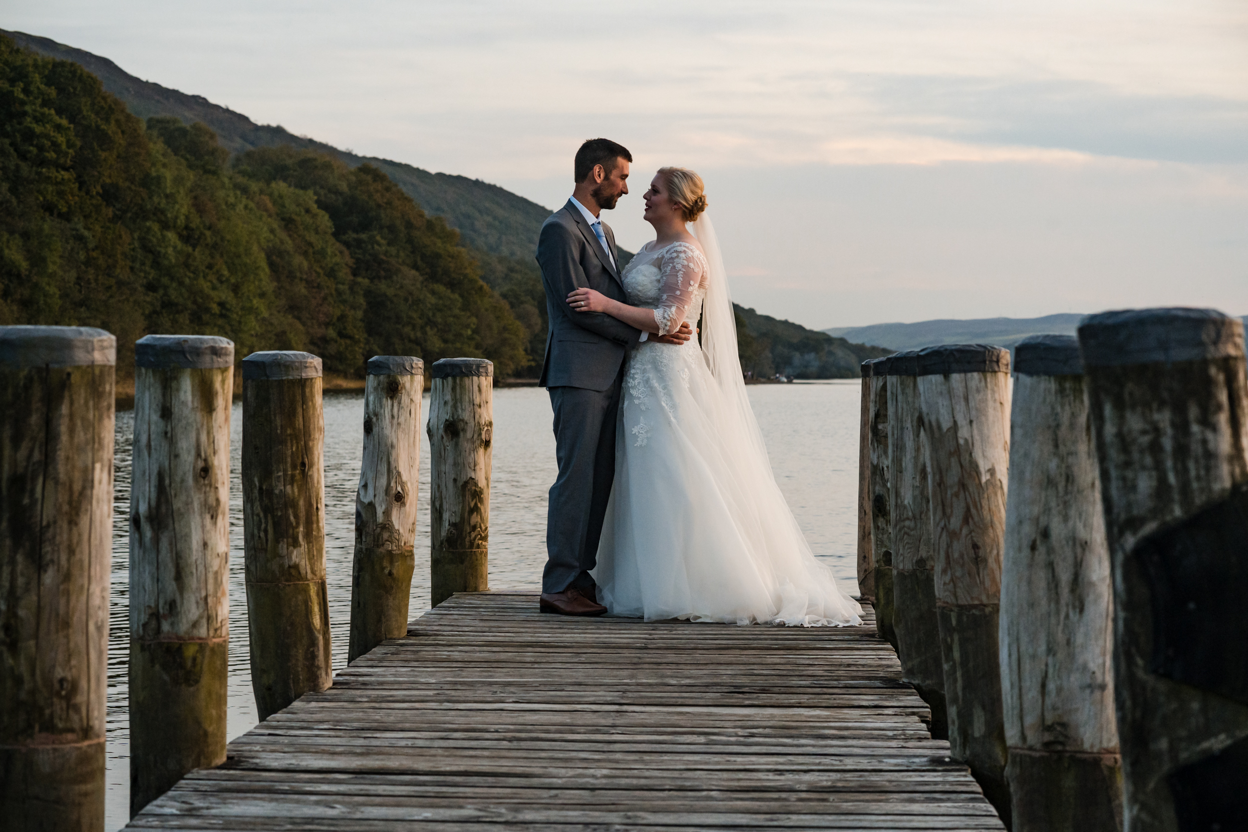 Couple portrait at Coniston