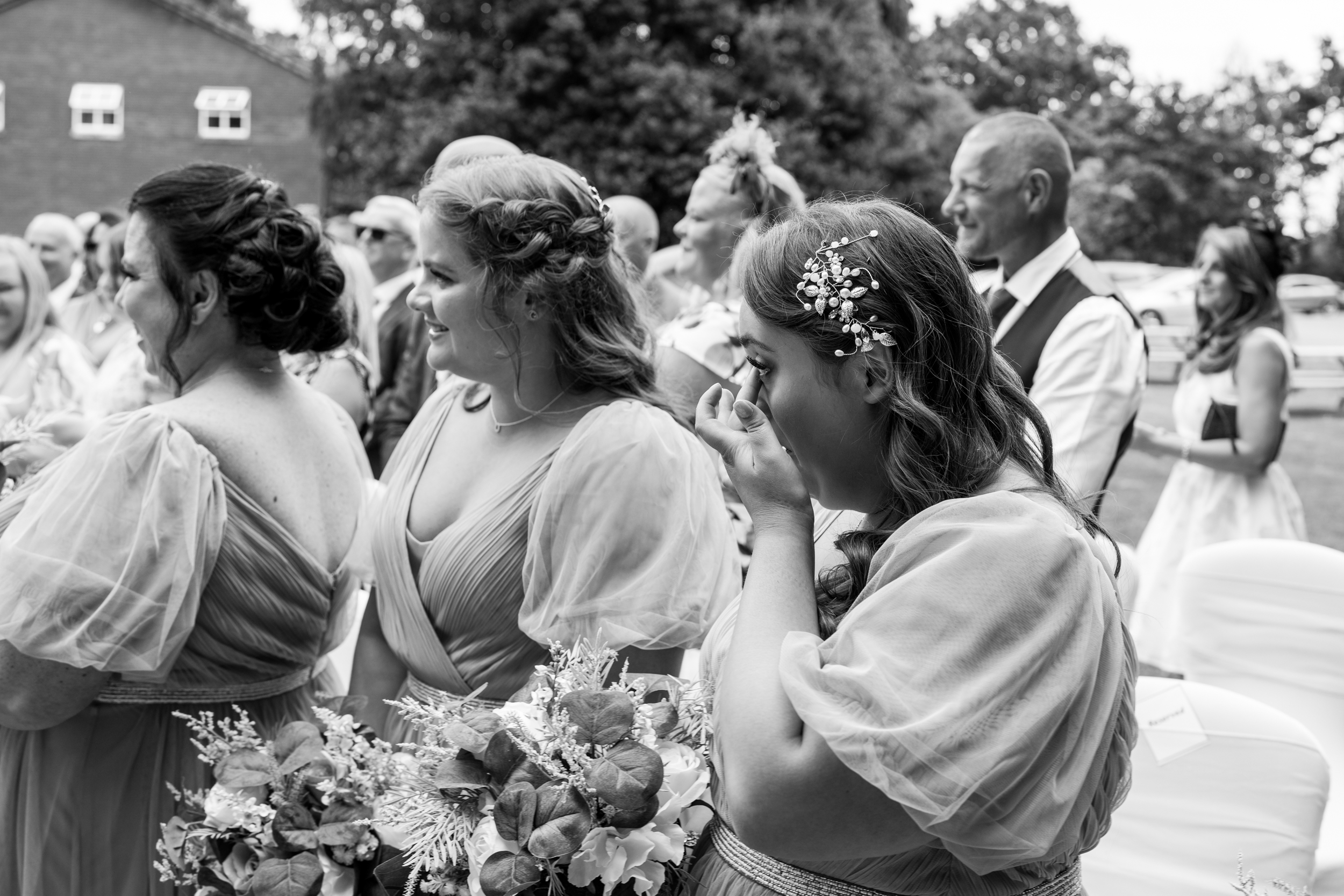 Wedding ceremony at Briars Hall Hotel