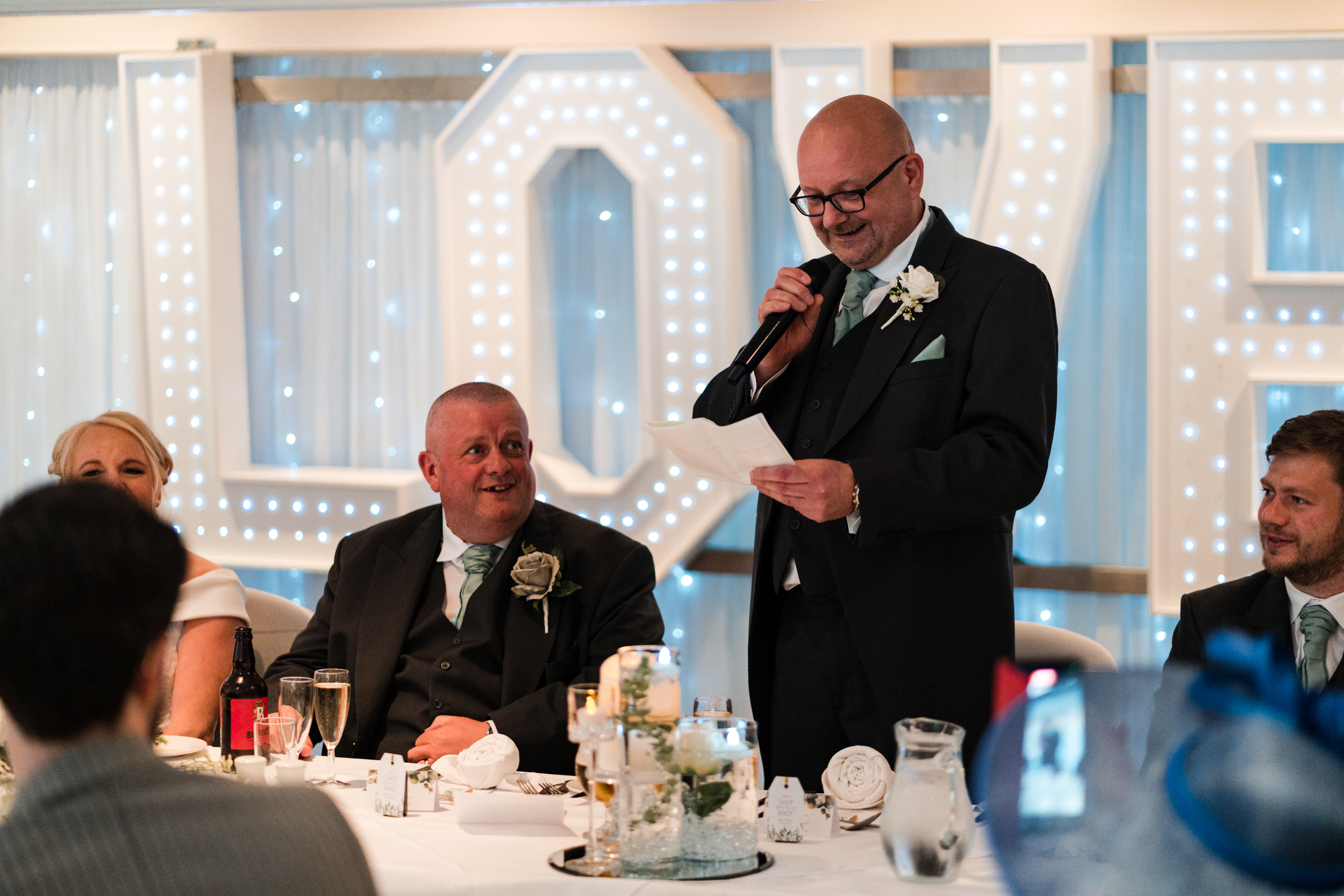 Speeches at Briars Hall Hotel