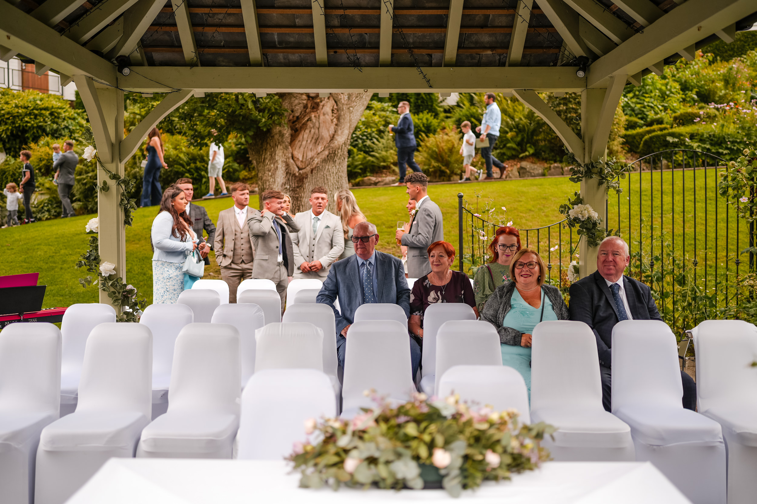 Castle Green's outdoor ceremony area