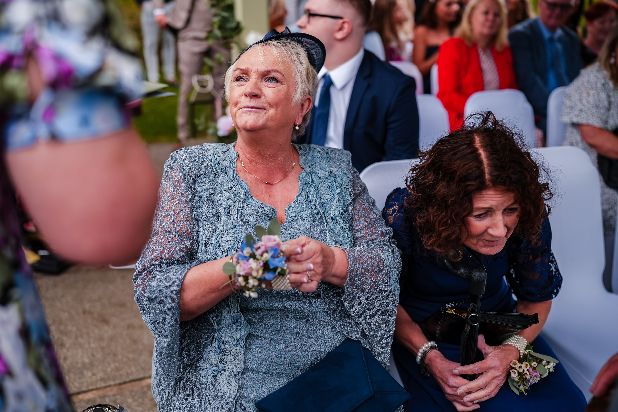 Wedding ceremony at Castle Green