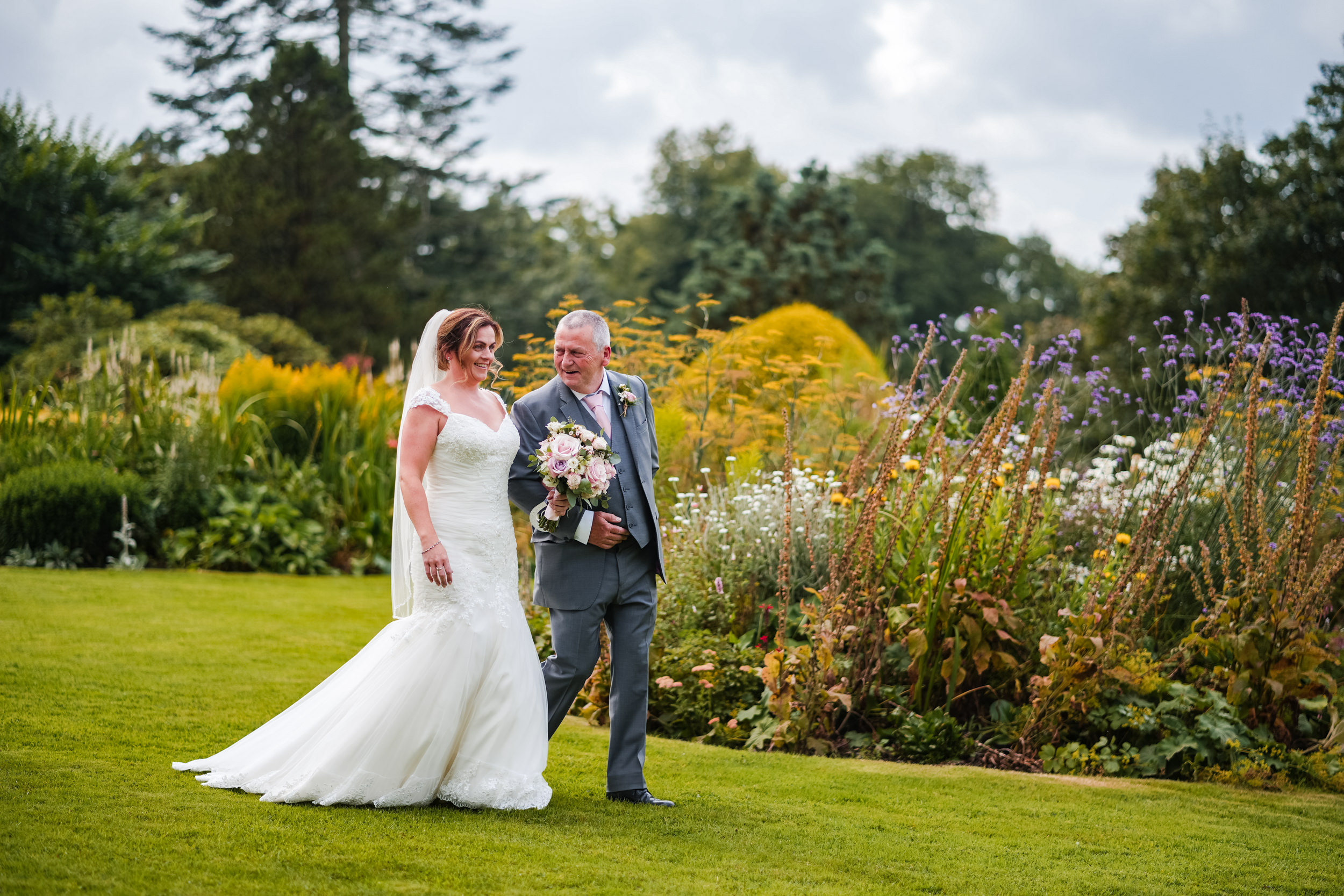 Wedding ceremony at Castle Green