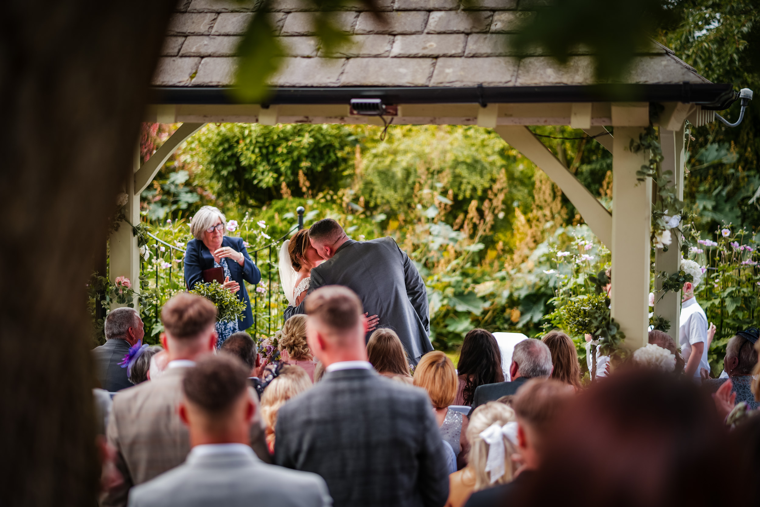 Wedding ceremony at Castle Green