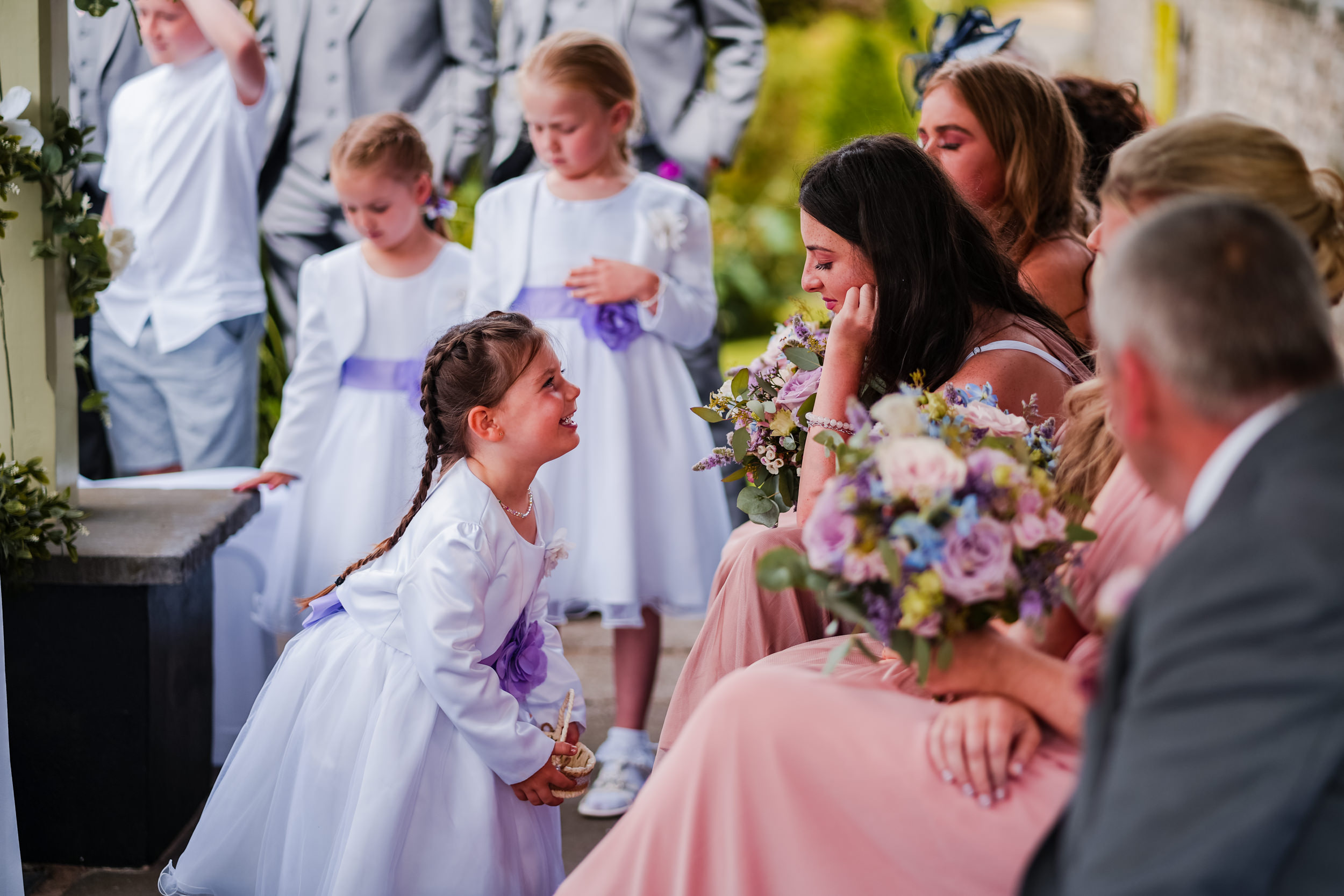 Wedding ceremony at Castle Green