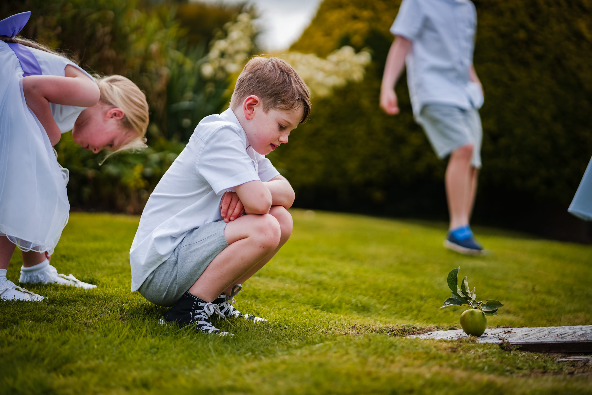 Kids playing at Castle Green
