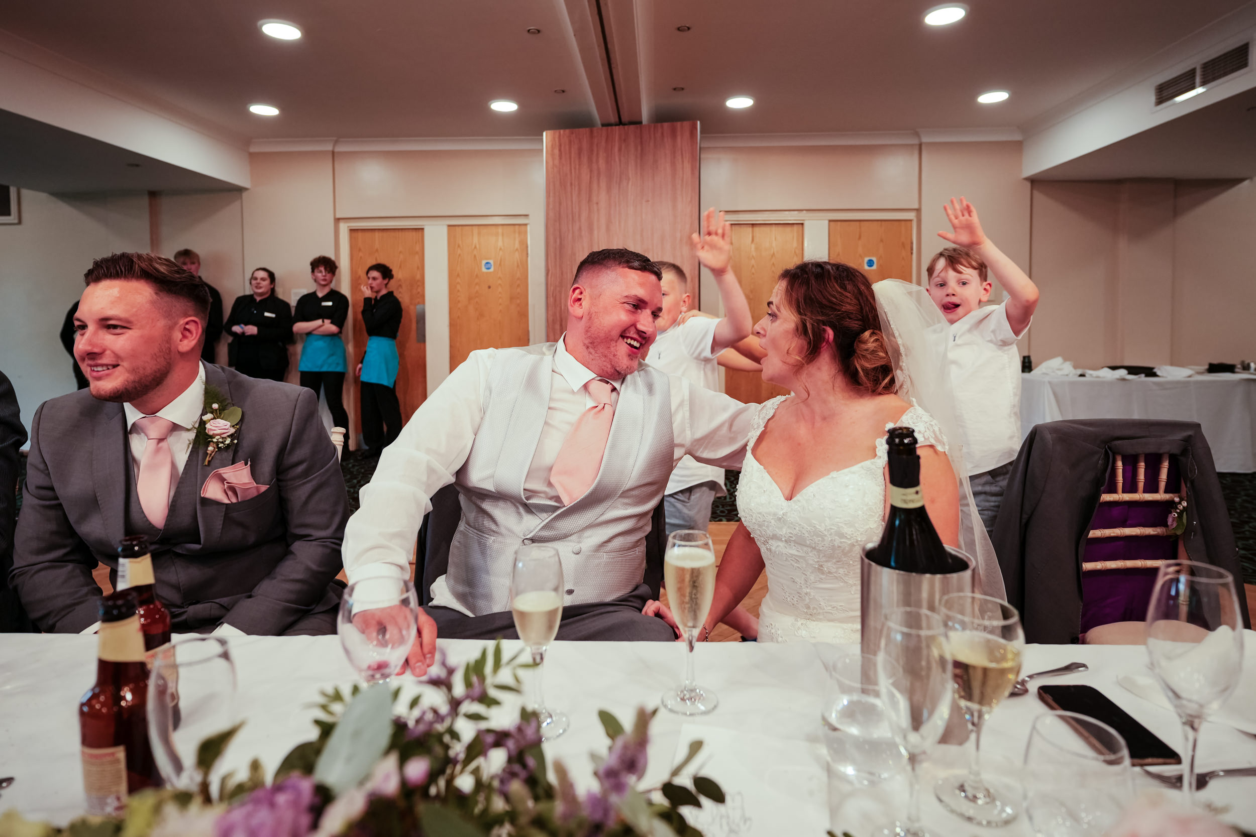 Wedding breakfast at Castle Green