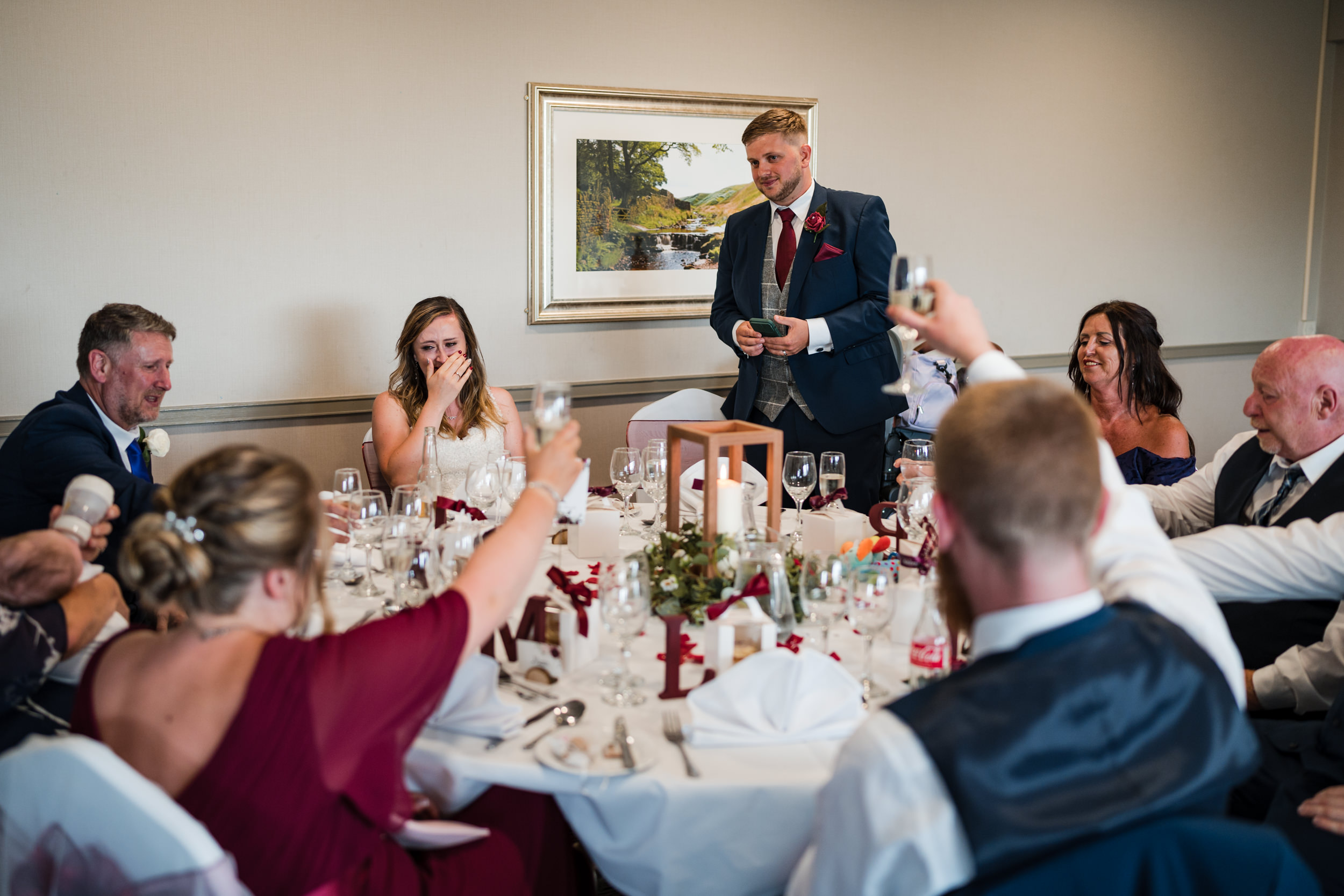 Reception at Cedar Court