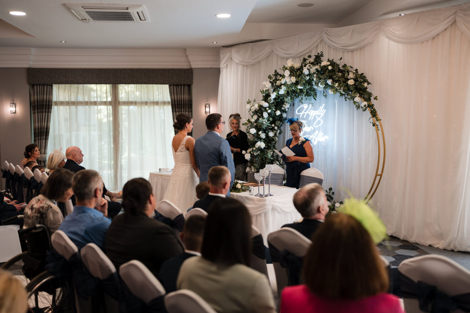 Wedding ceremony at Norton Grange