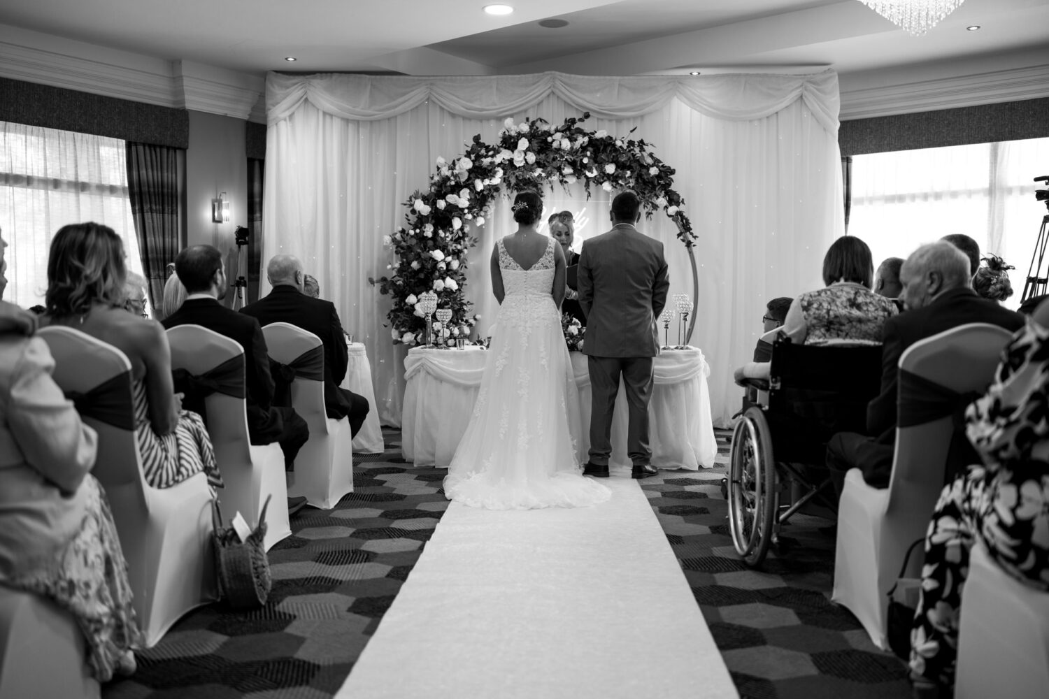 Wedding ceremony at Norton Grange