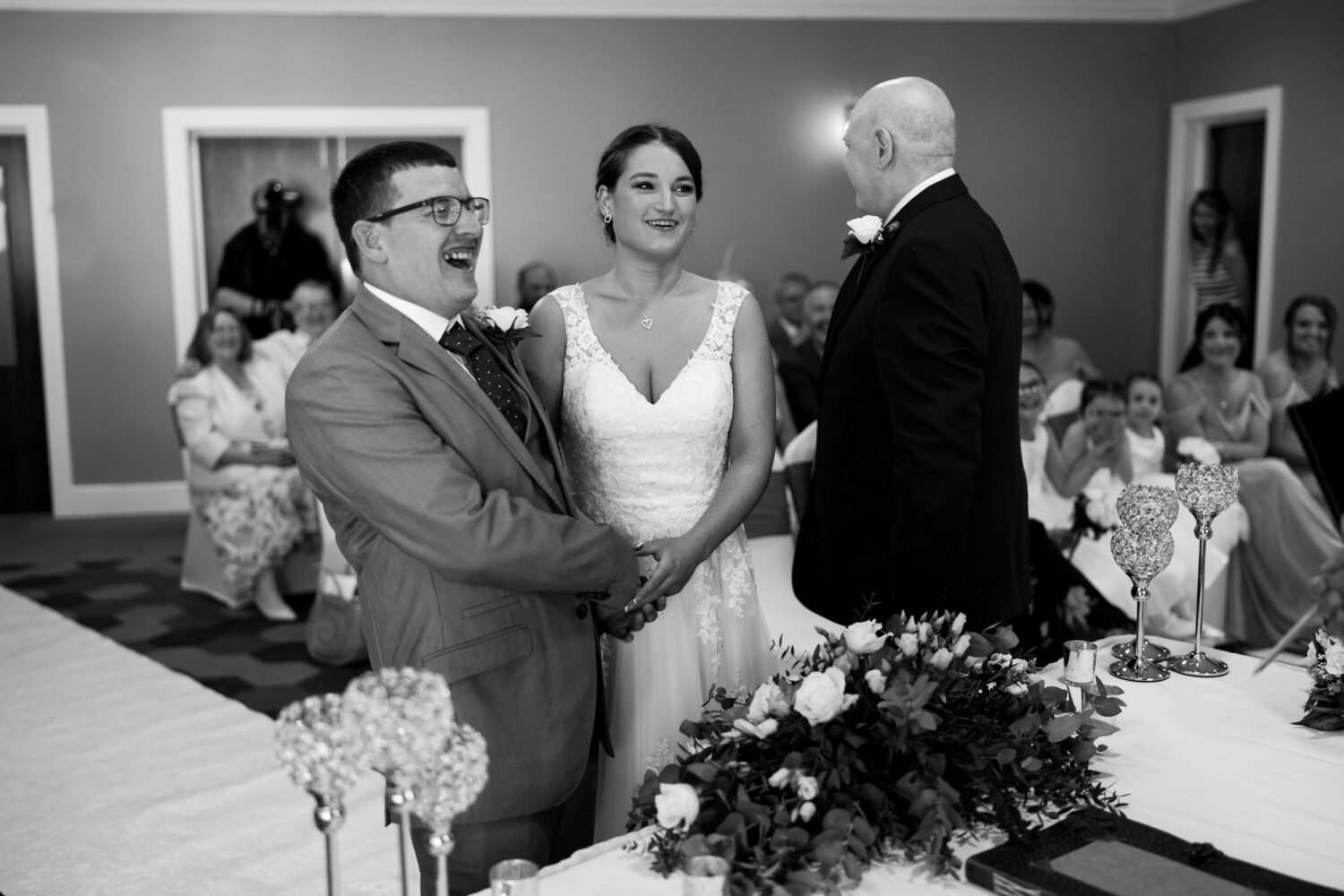 Wedding ceremony at Norton Grange