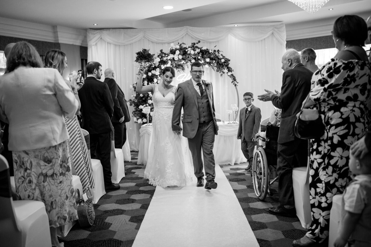 Wedding ceremony at Norton Grange