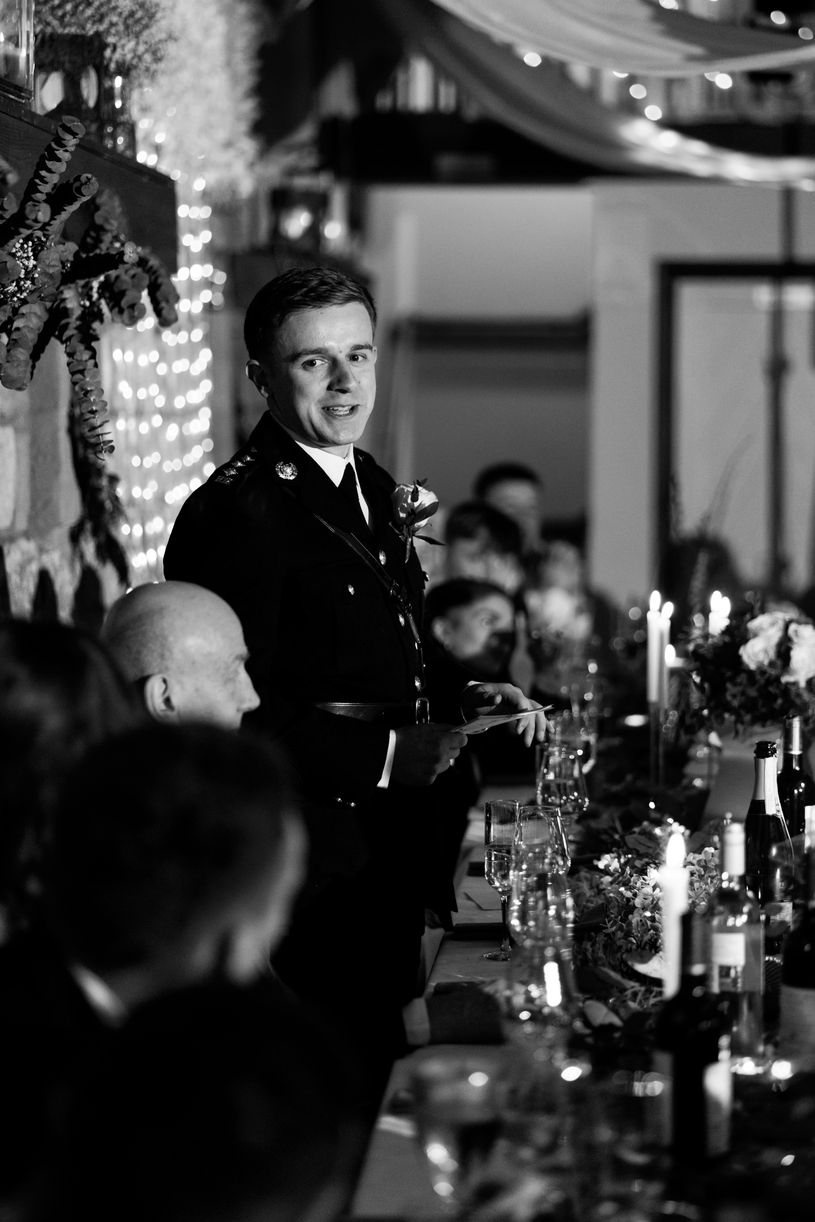Speeches at Fielden Hall.