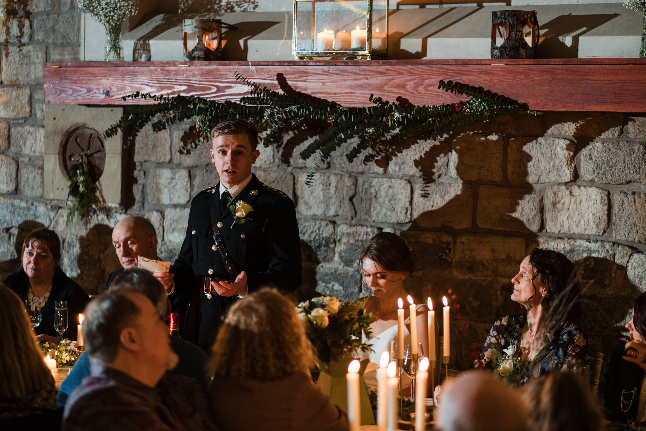 Speeches at Fielden Hall.