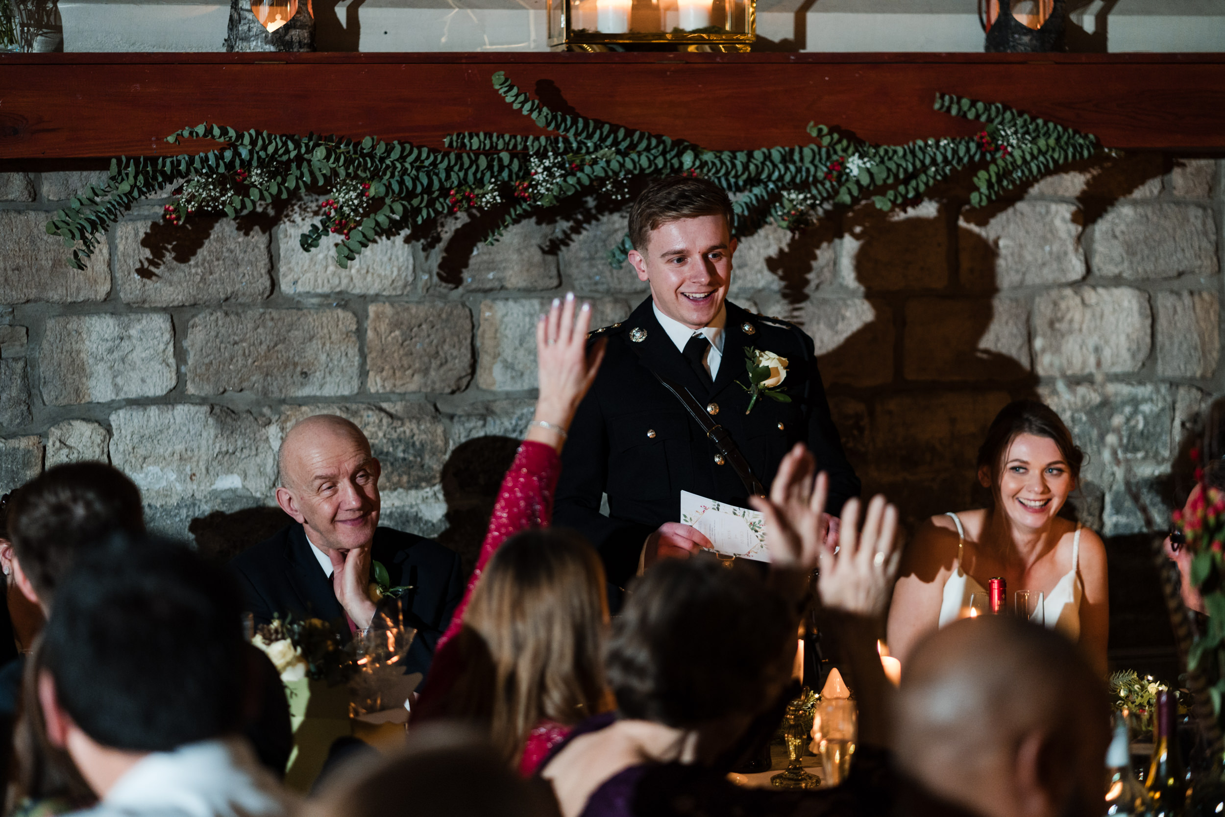 Speeches at Fielden Hall.