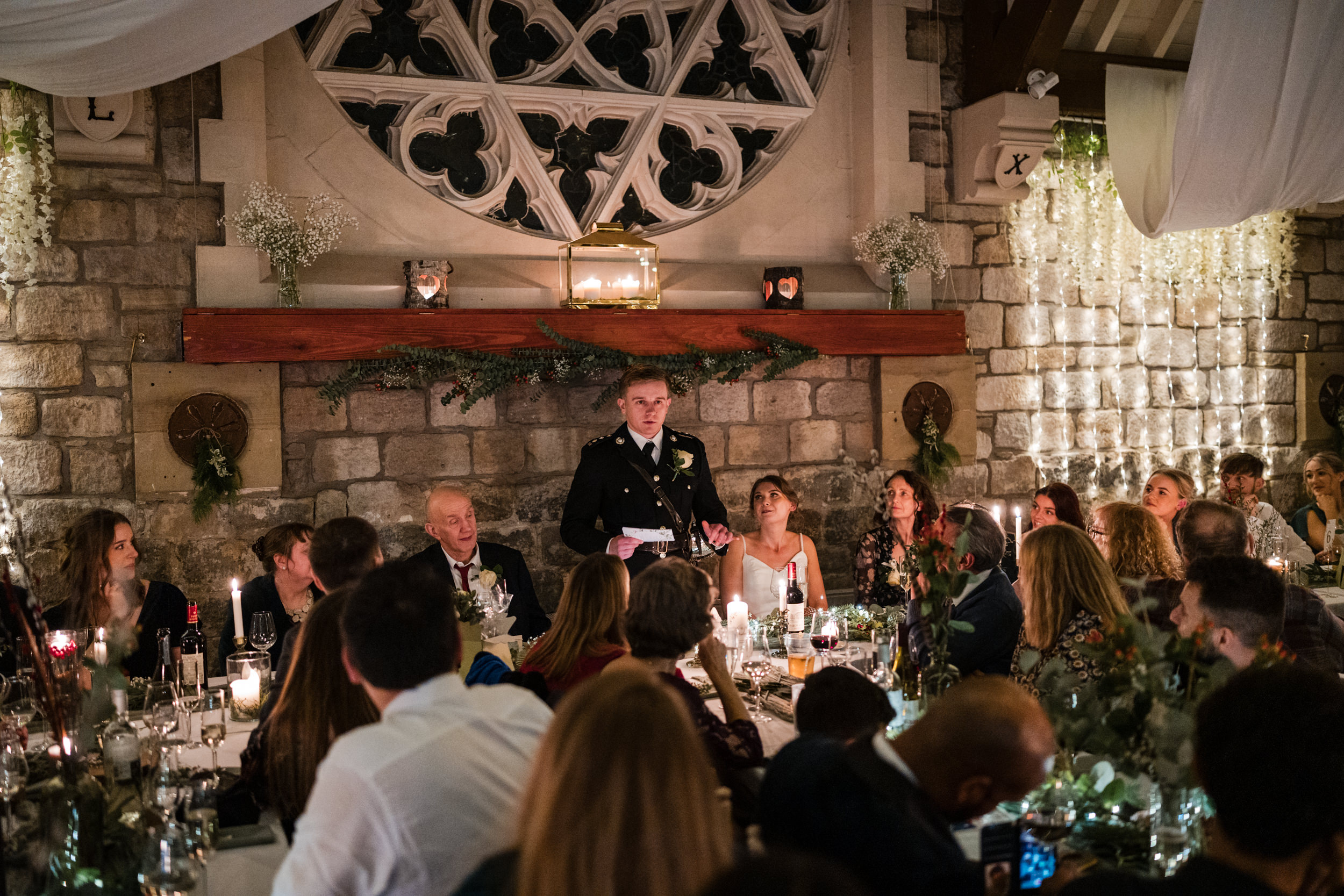 Speeches at Fielden Hall.