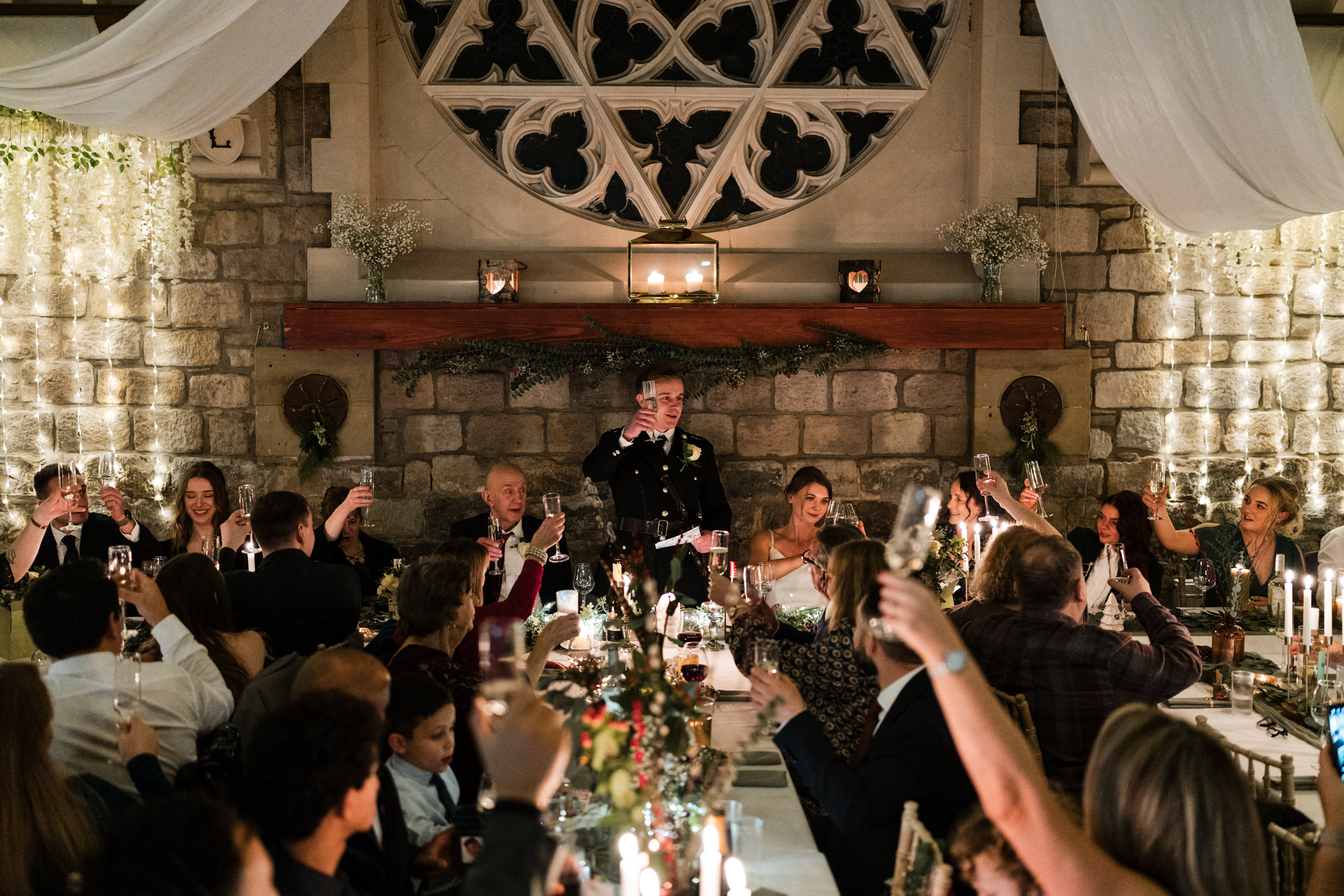 Speeches at Fielden Hall.