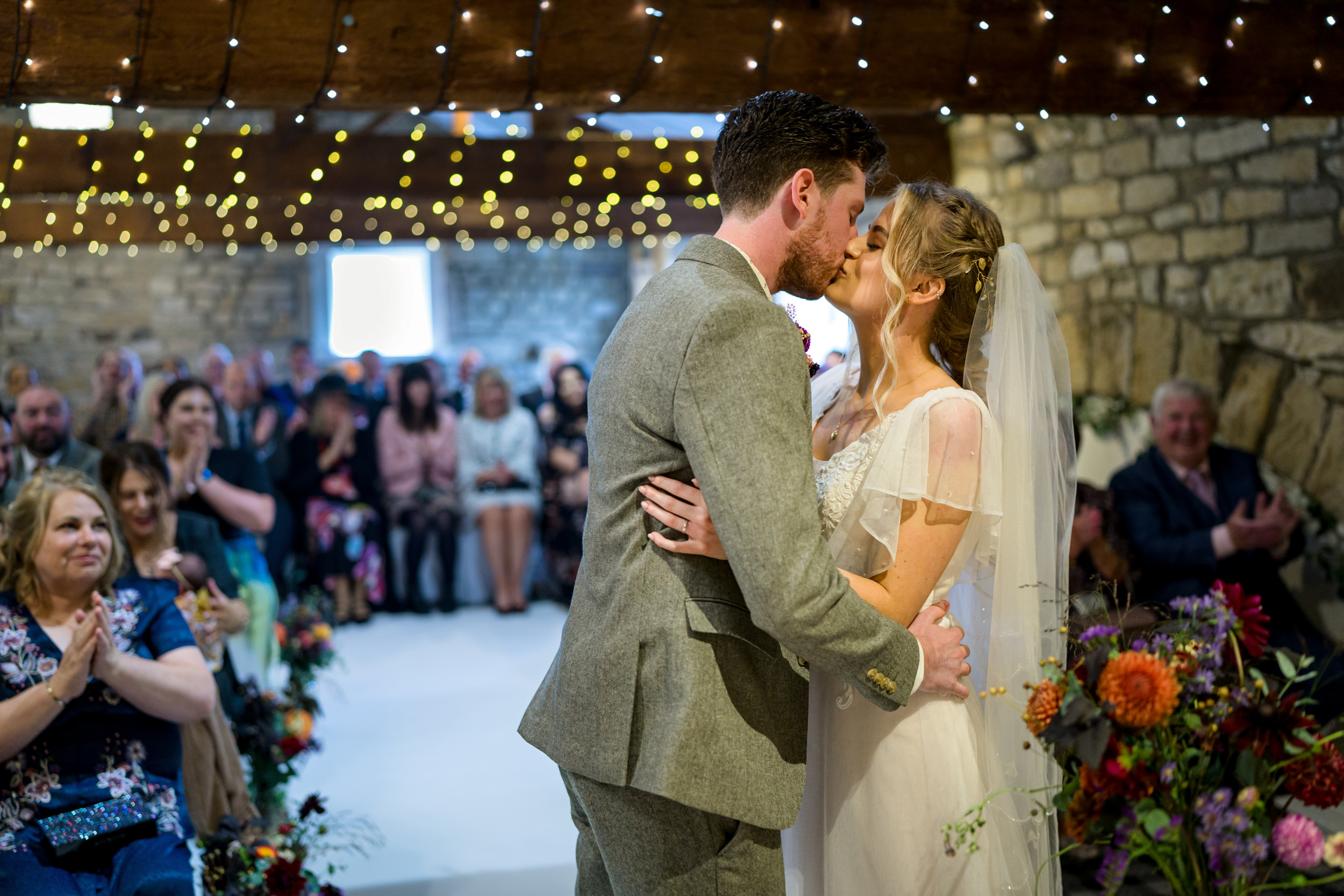 First Kiss at the Old Barn Esholt
