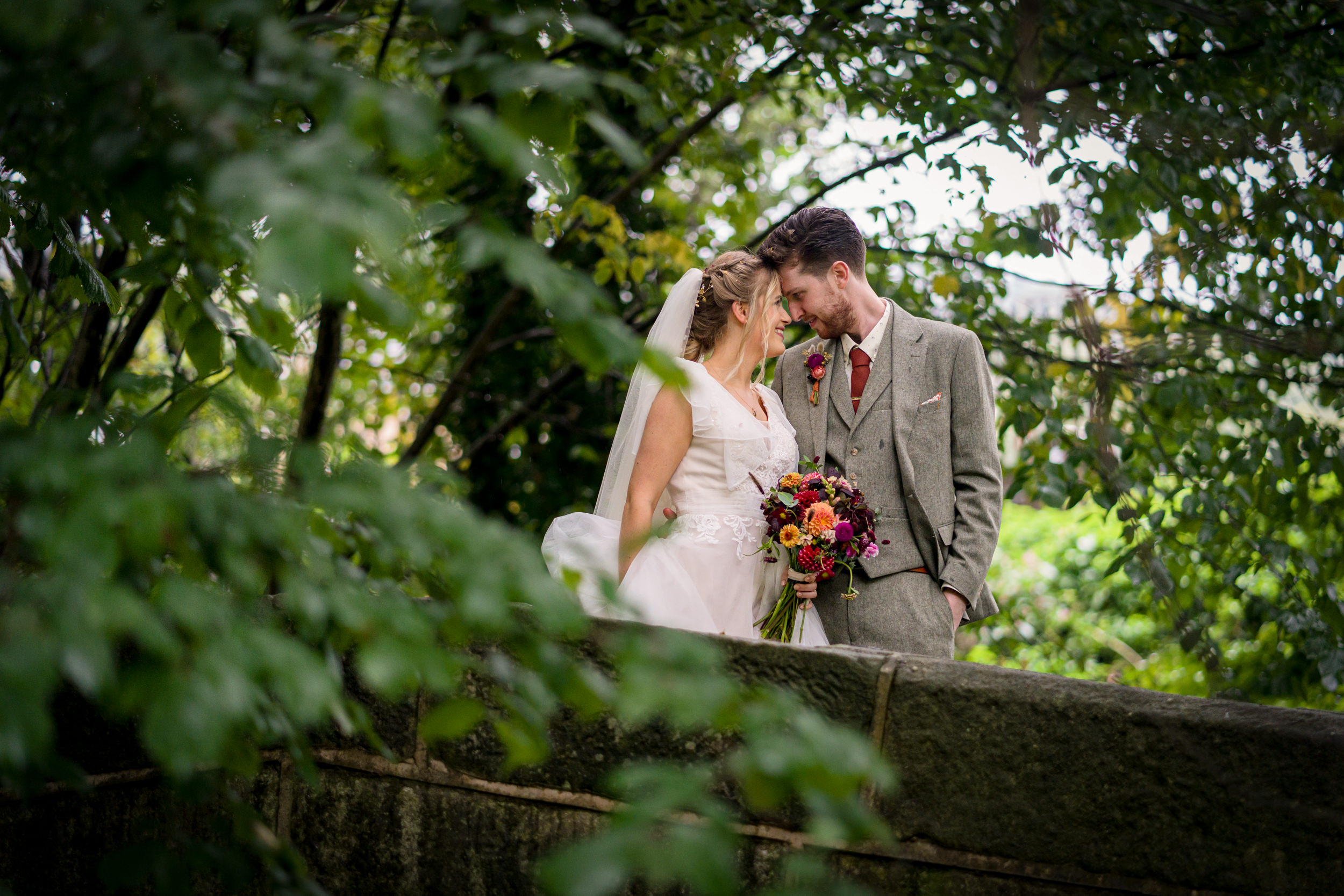 Couple Portrait. The Old Barn Esholt Wedding Photographer
